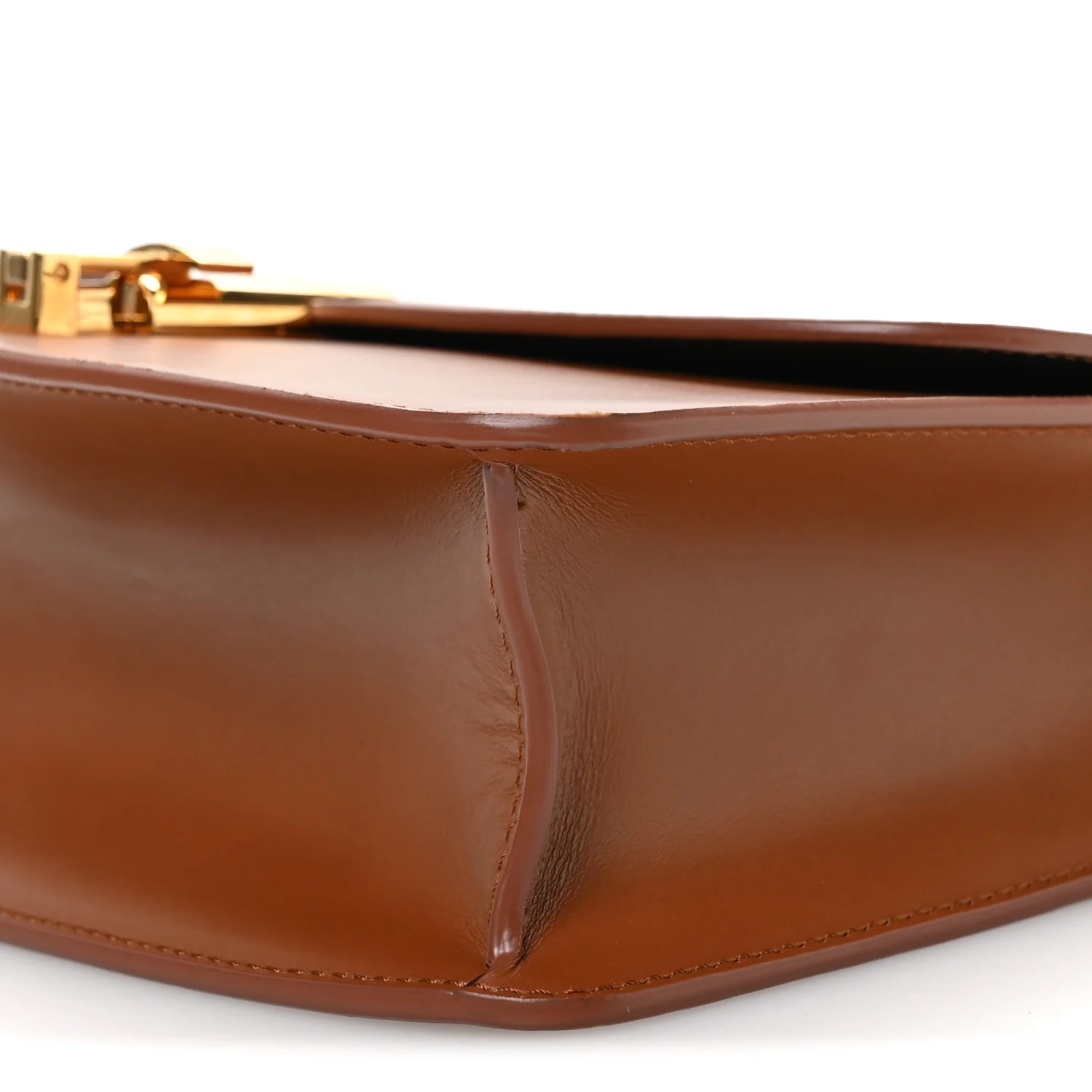 Sleek Calfskin The Sofia 8.75 Crossbody Twany - Image 10
