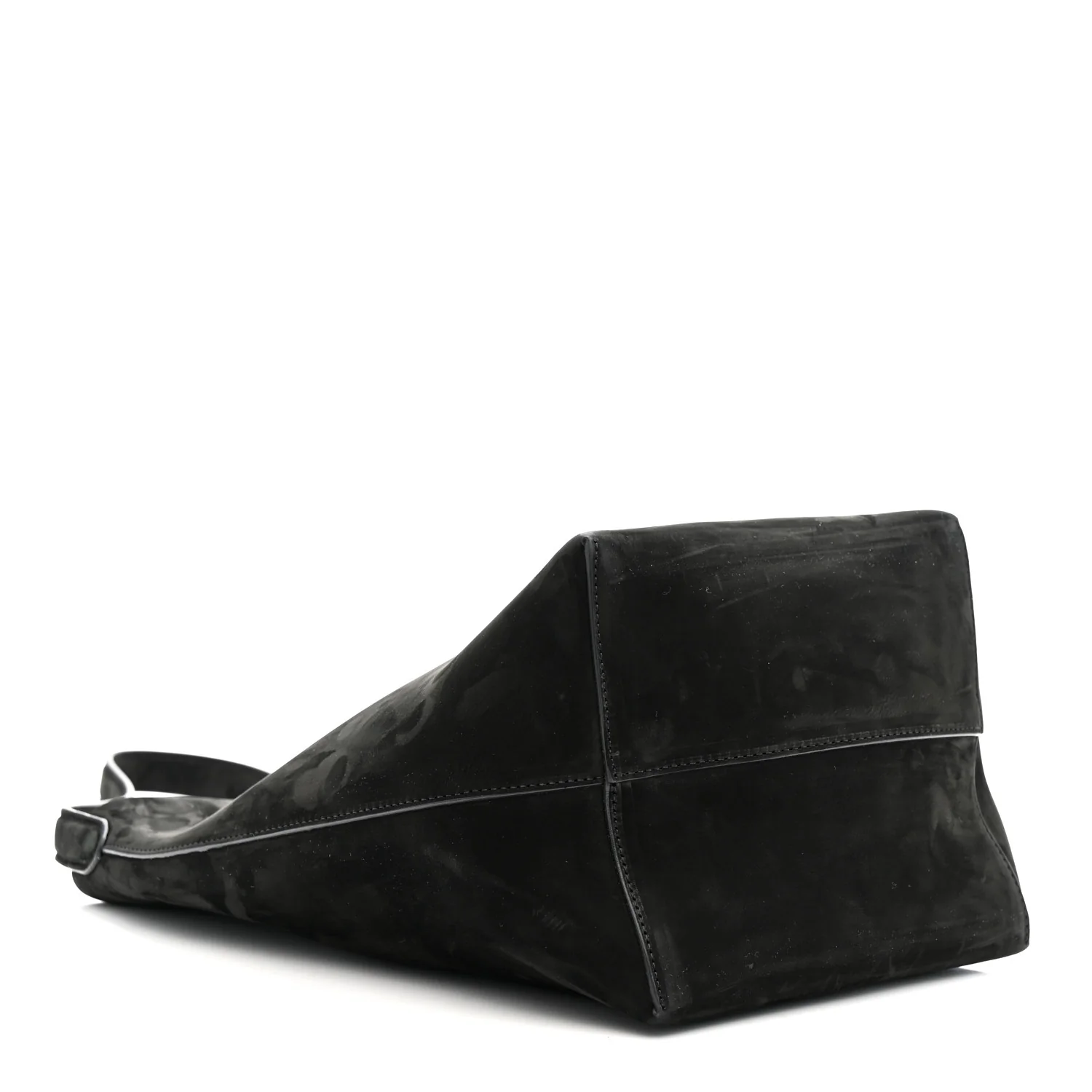 Suede Calfskin Medium N/S Park Tote Black - Image 4