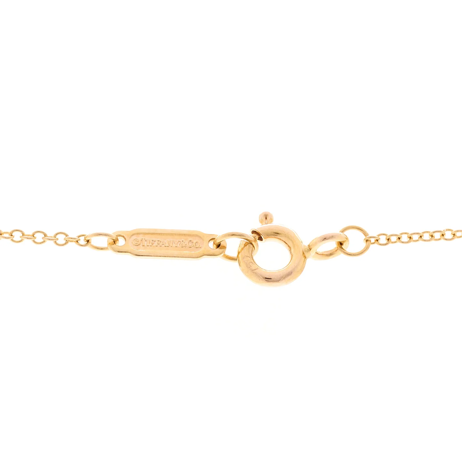 18K Rose Gold Diamond Atlas Pierced Key Pendant Necklace - Image 5