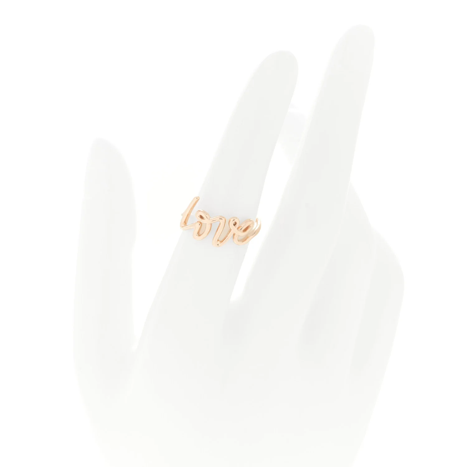 18K Rose Gold Paloma's Graffiti Love Ring 52 6 - Image 2
