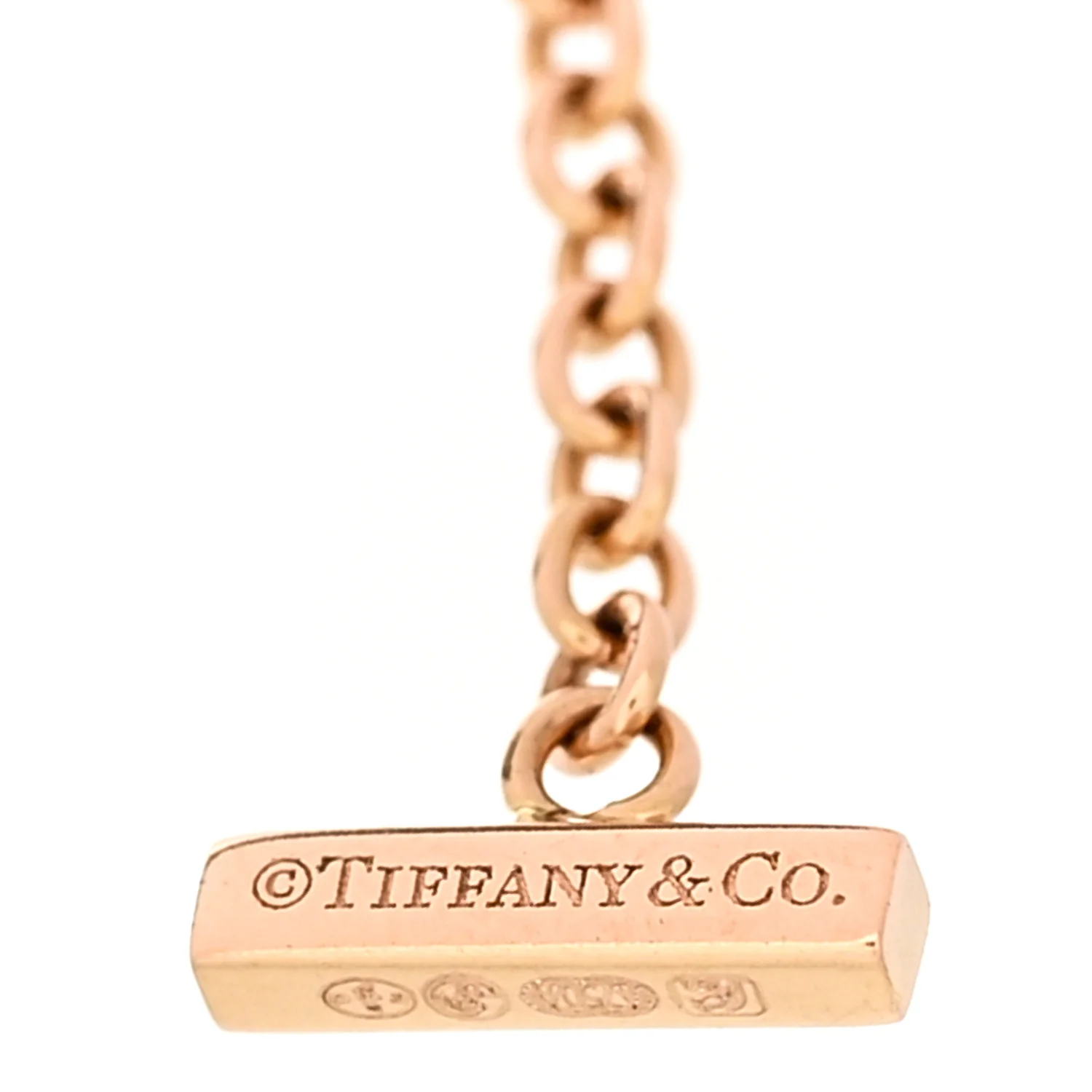 18K Rose Gold T Smile Bracelet - Image 3