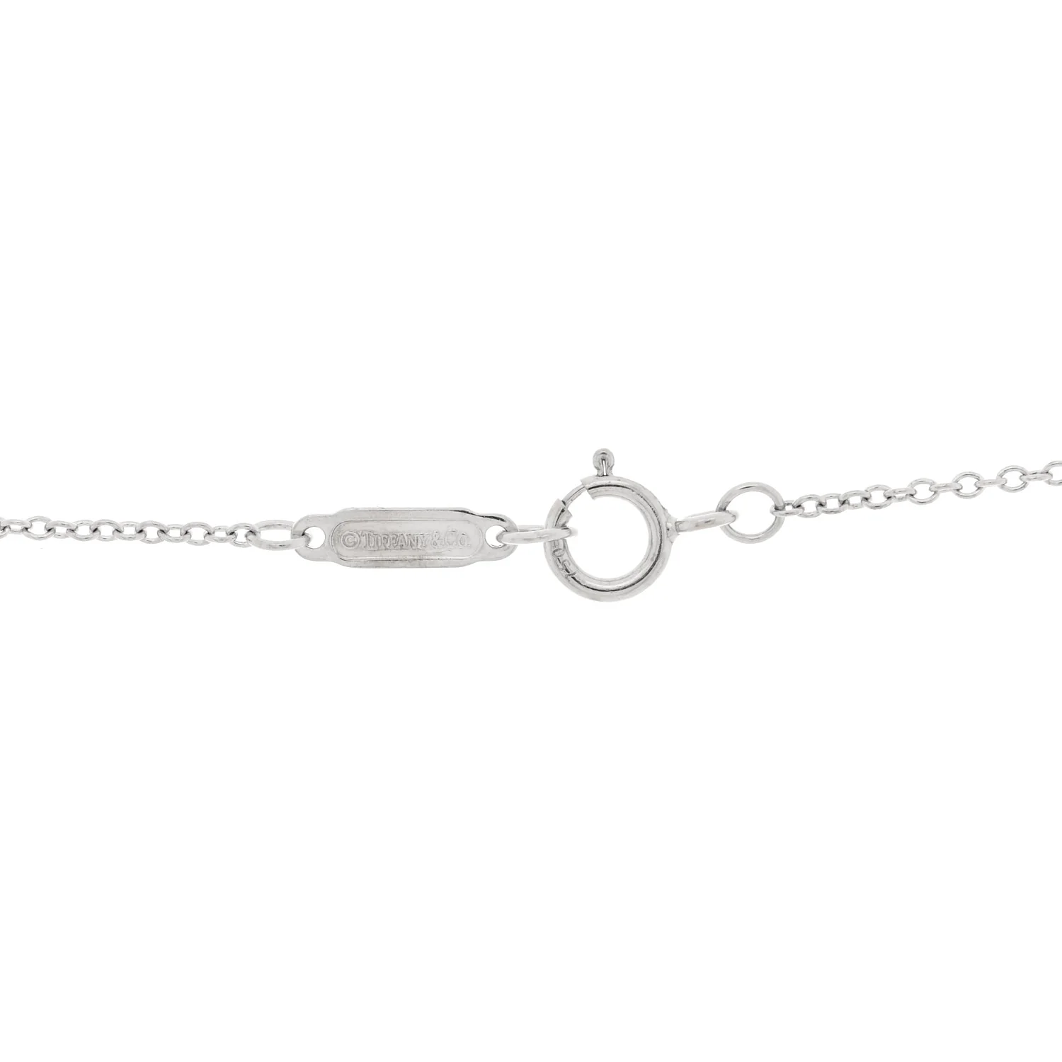 18K White Gold Diamond Double Heart Pendant Necklace - Image 4