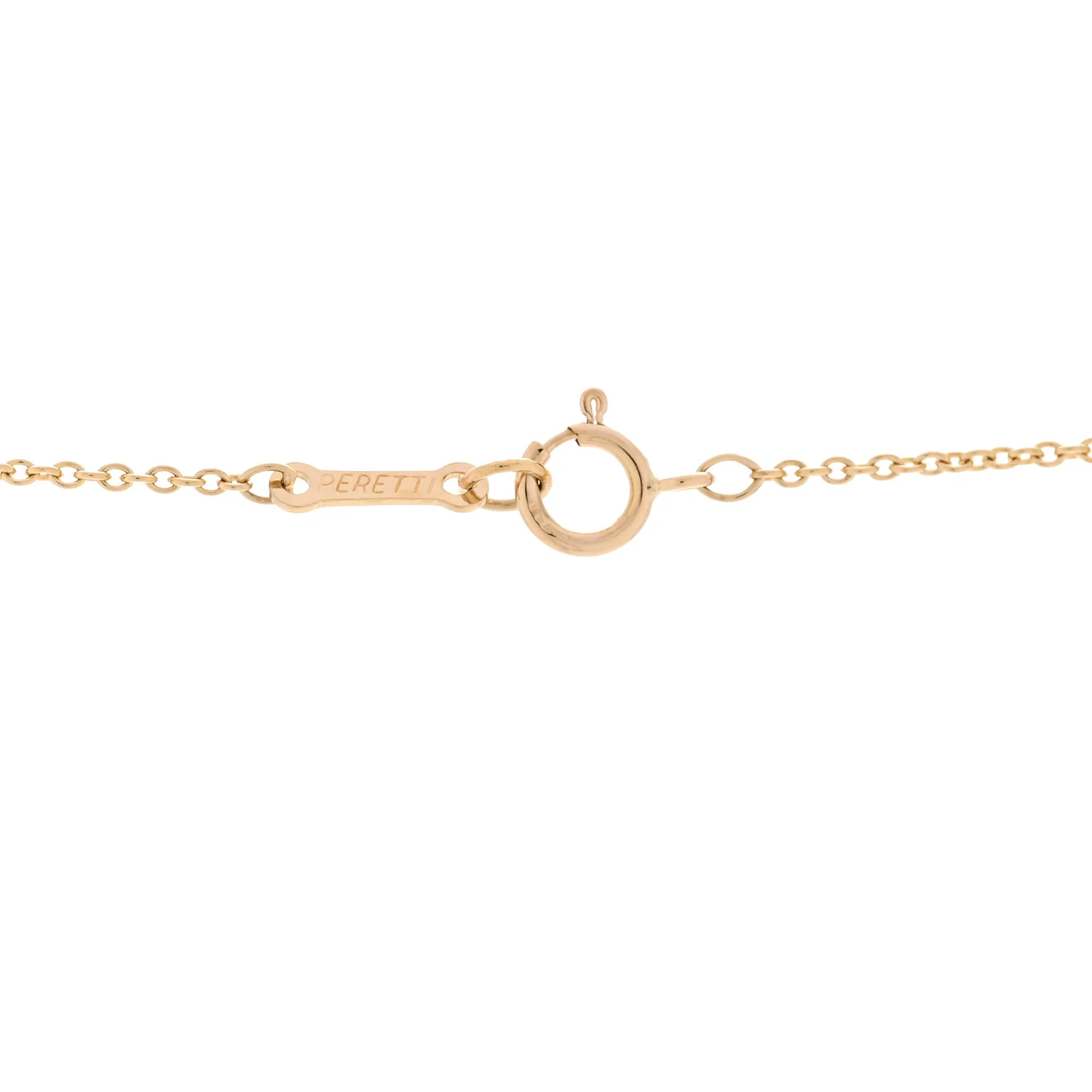 18K Yellow Gold 11mm Elsa Peretti Bean Pendant Necklace - Image 5
