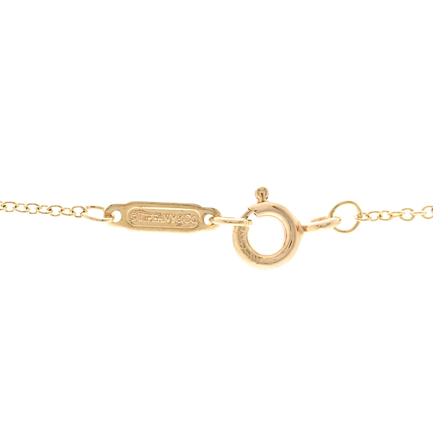 18K Yellow Gold 1837 Interlocking Circles Pendant Necklace - Image 4