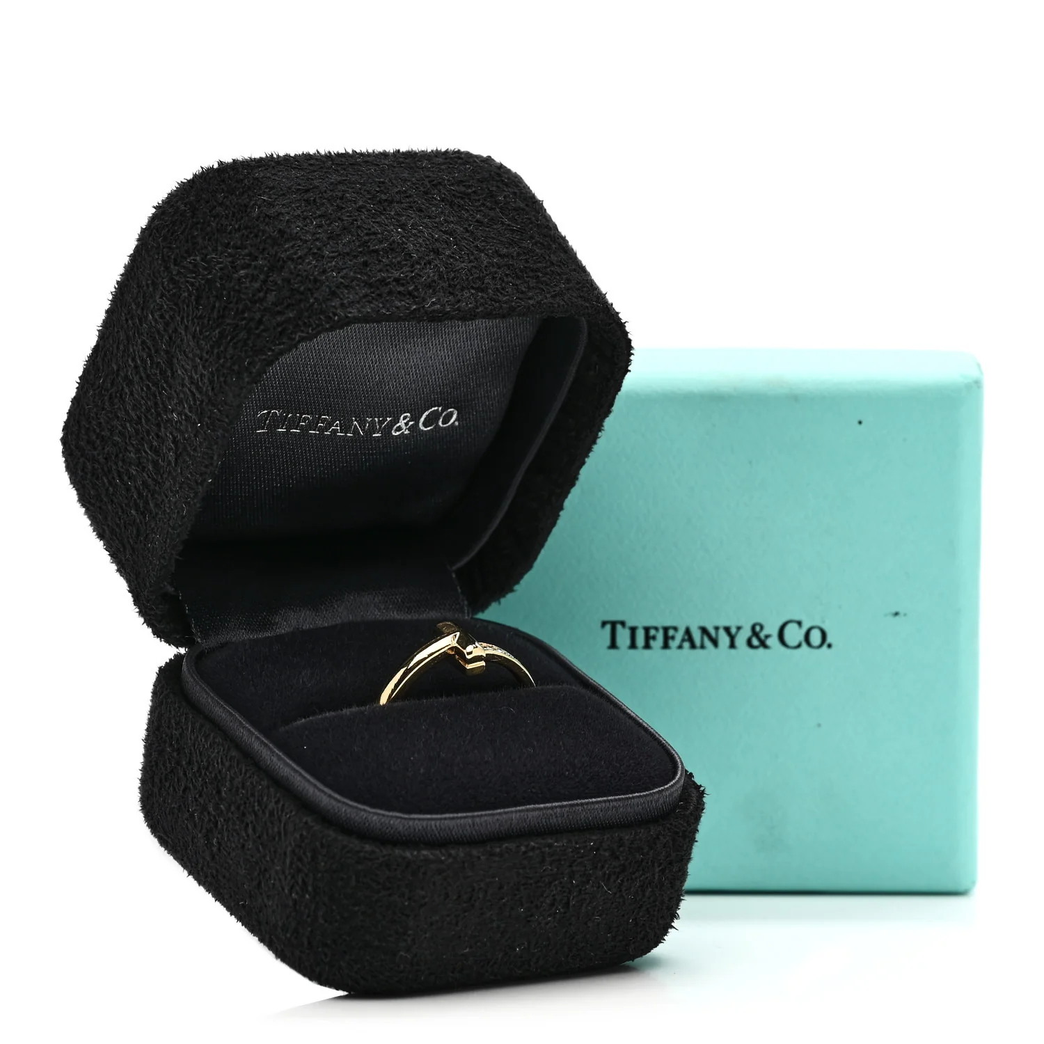 18K Yellow Gold Diamond 2.5mm T T1 Ring 58 8.25 - Image 5