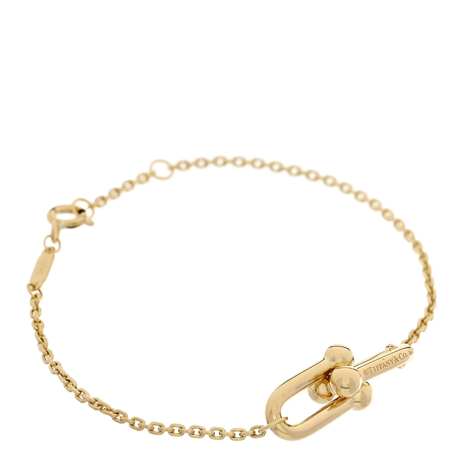 18K Yellow Gold HardWear Double Link Bracelet