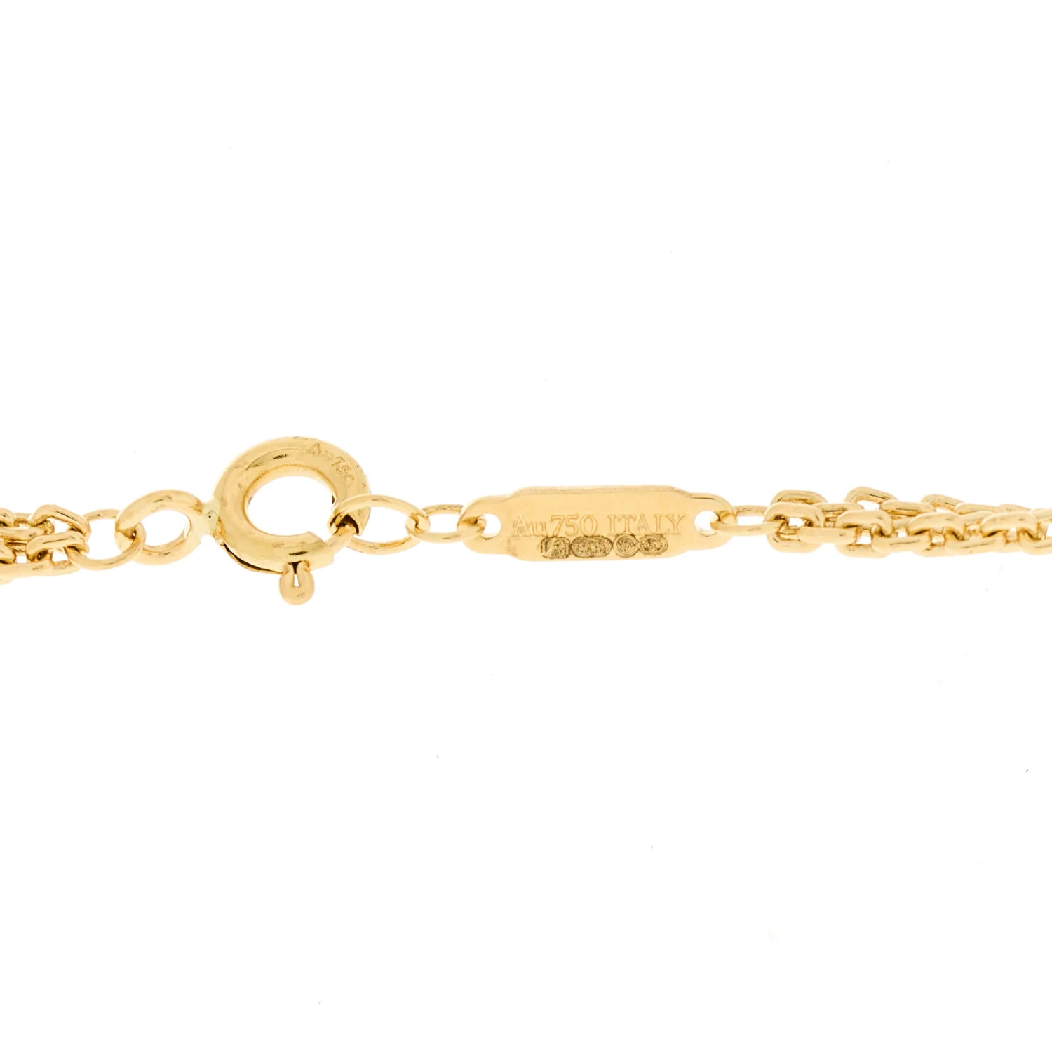 18K Yellow Gold HardWear Small Double Link Pendant Necklace - Image 5