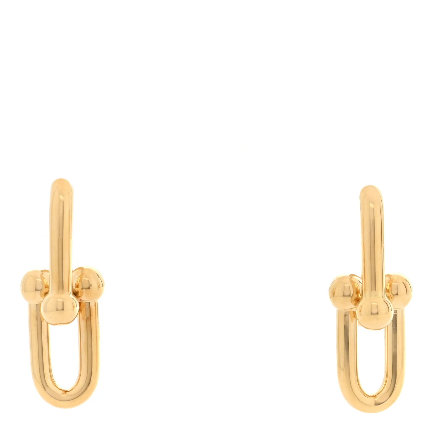 18K Yellow Gold Medium HardWear Link Earrings