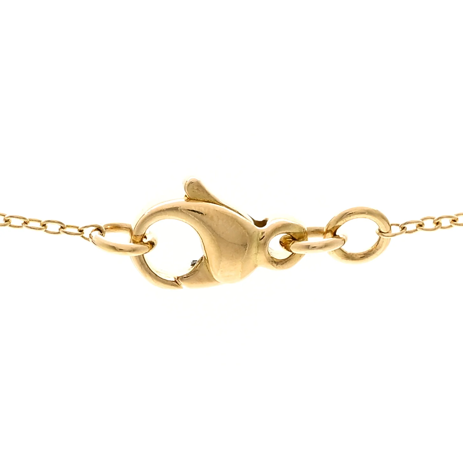 18K Yellow Gold Metro Cross Pendant Necklace - Image 4
