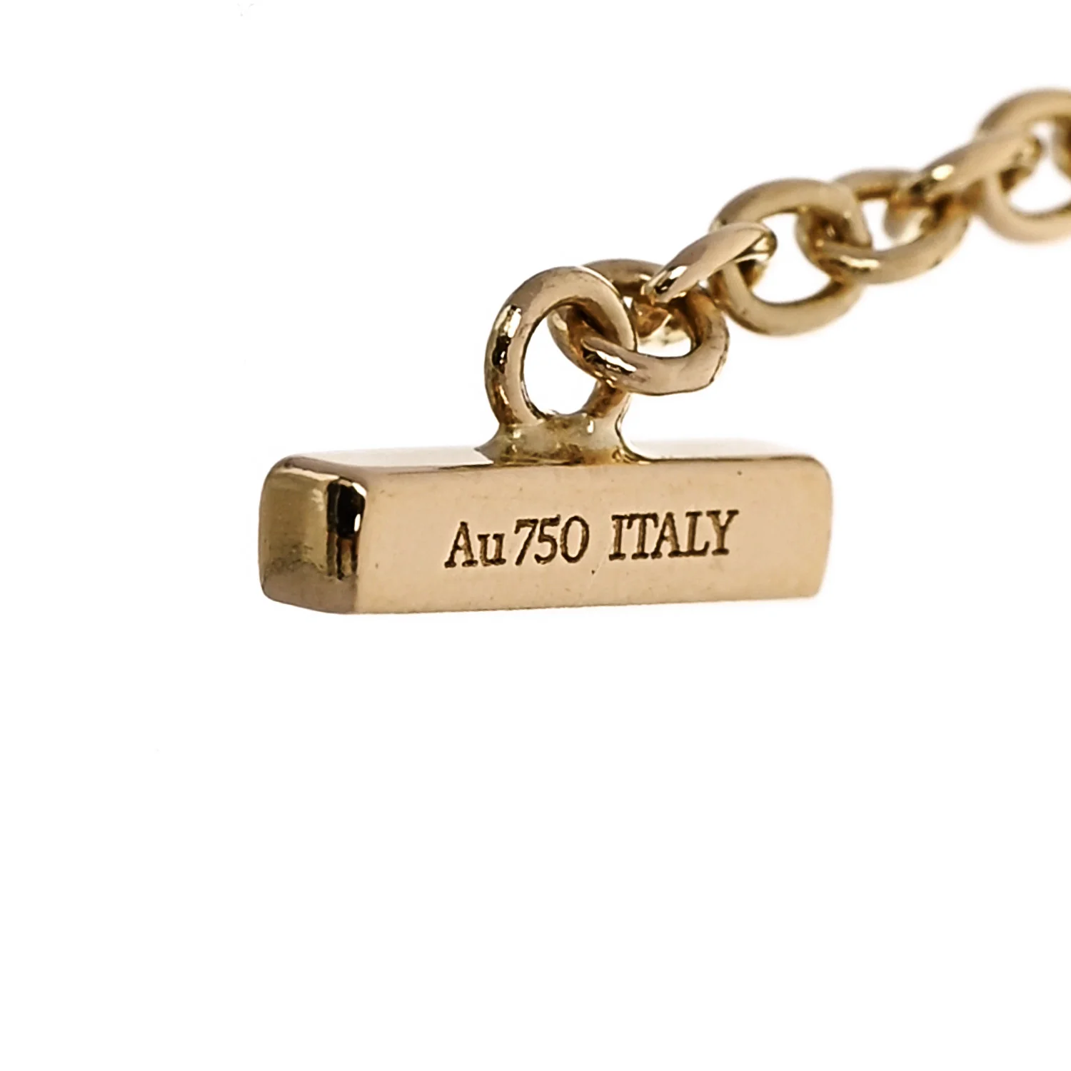 18K Yellow Gold T Smile Bracelet - Image 4