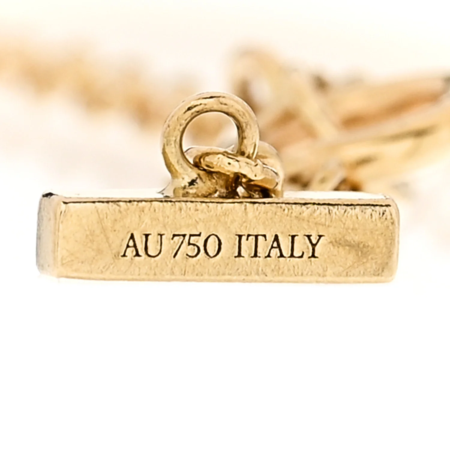 18K Yellow Gold T Smile Bracelet - Image 4