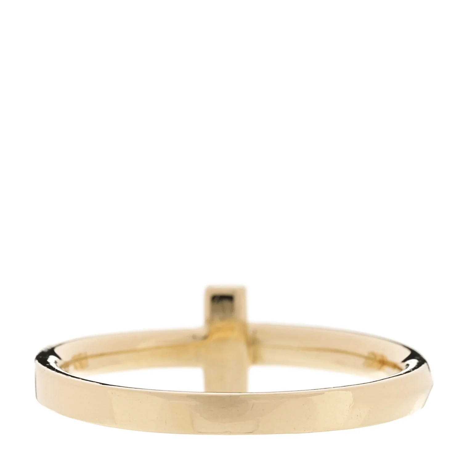 18K Yellow Gold T T1 Ring 61 9.5 - Image 3