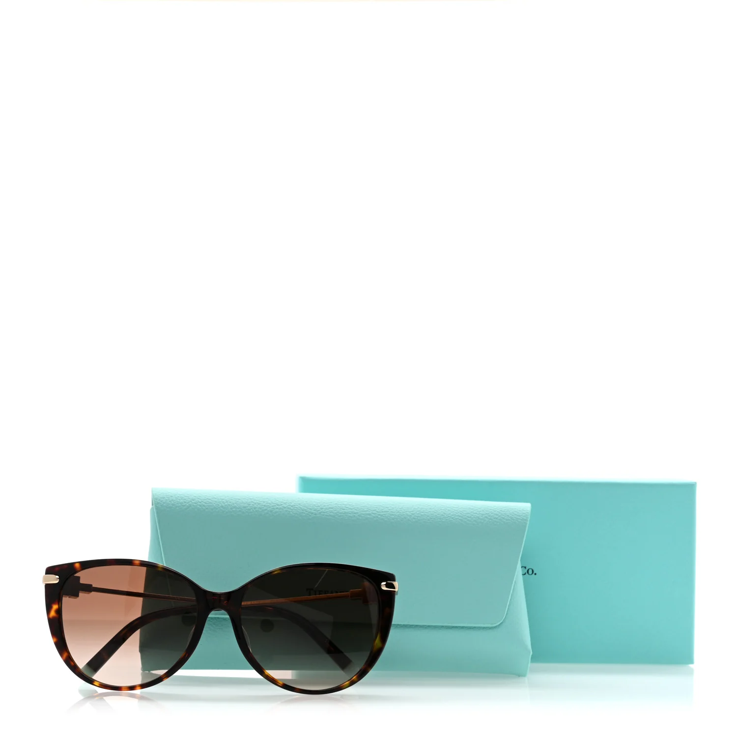 Acetate Metal Mother of Pearl T Wire Sunglasses TF4178-F Havana Brown - Image 8