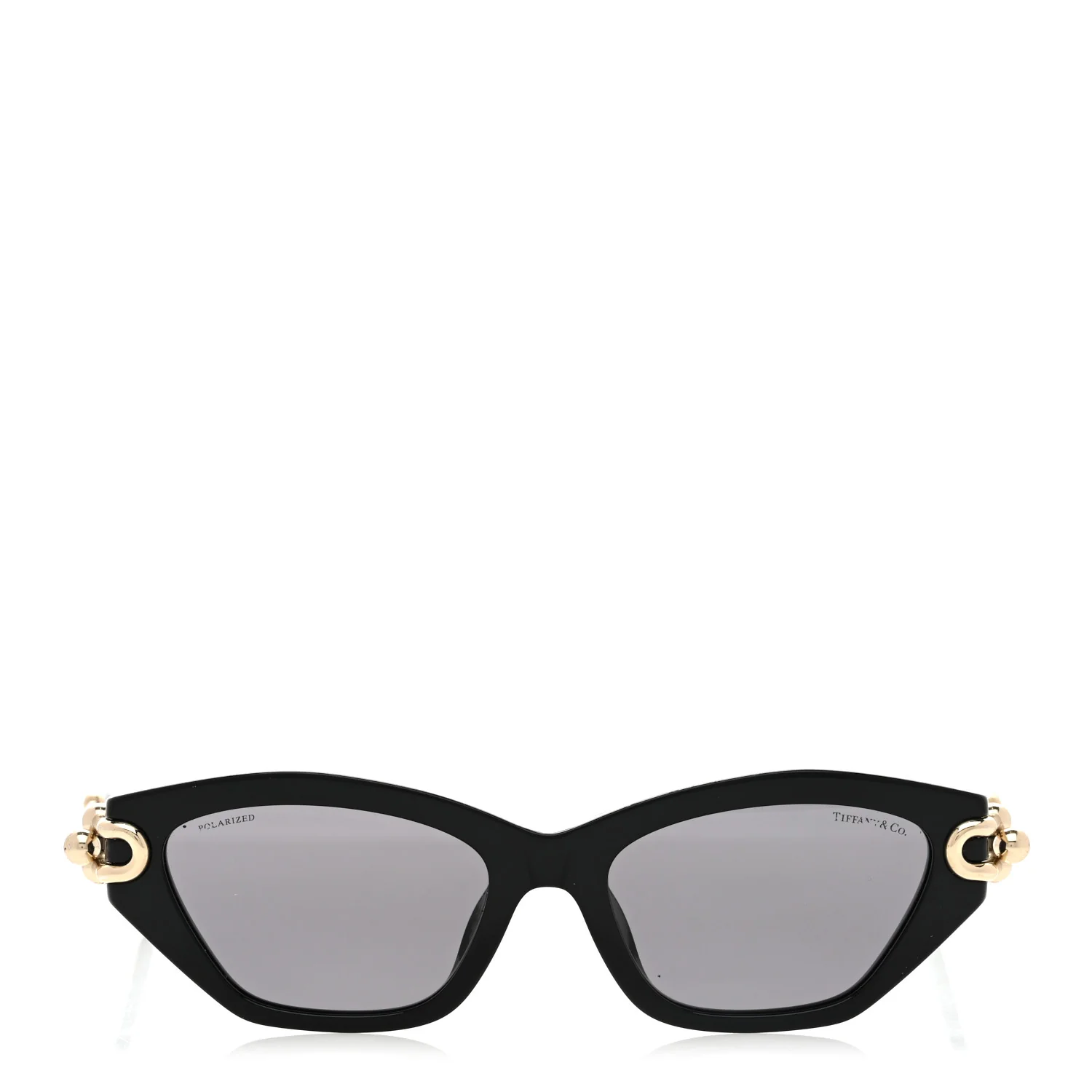 Acetate Polarized HardWear Cat Eye Sunglasses TF4231U Black - Image 2
