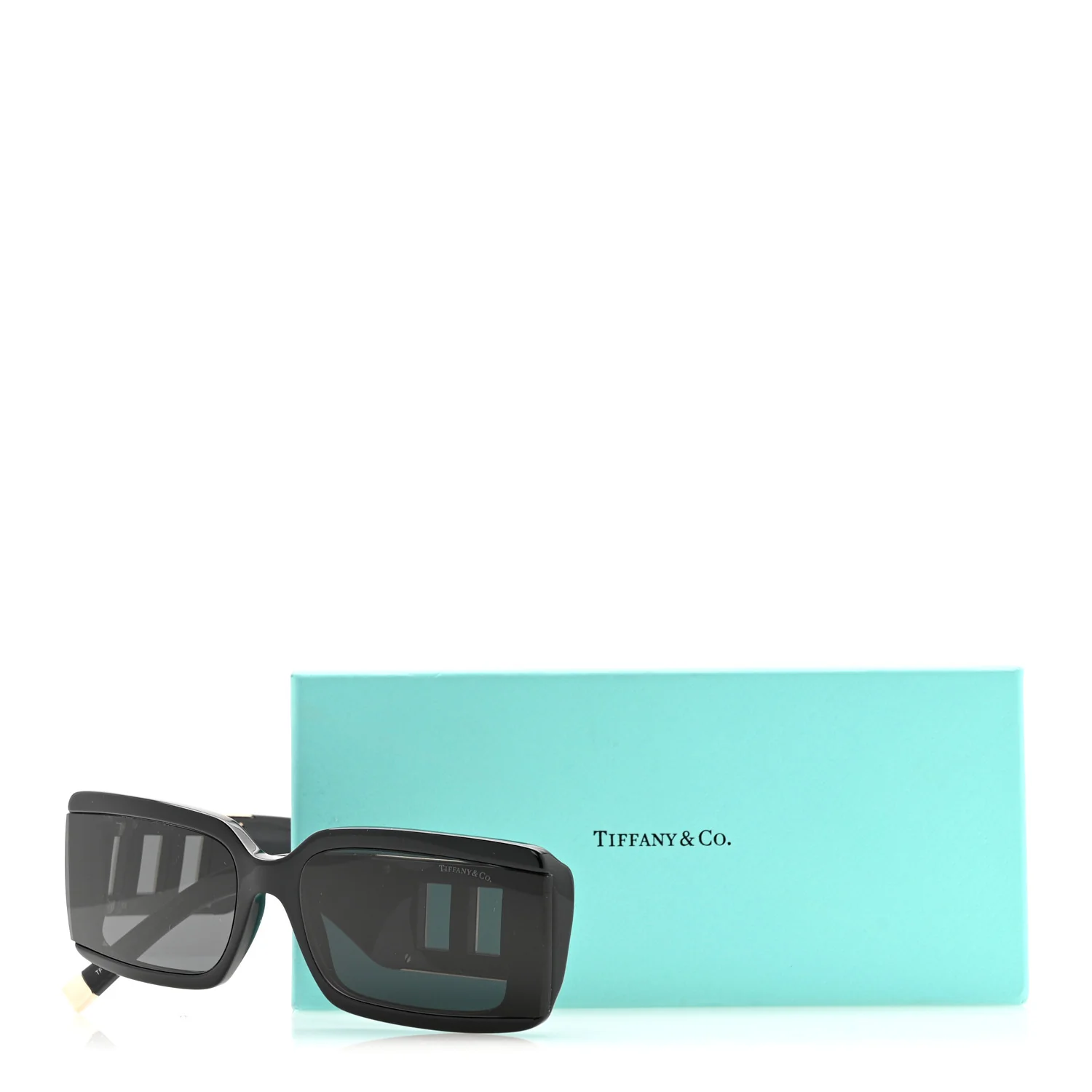 Acetate Rectangle TF4197 Sunglasses Black - Image 16