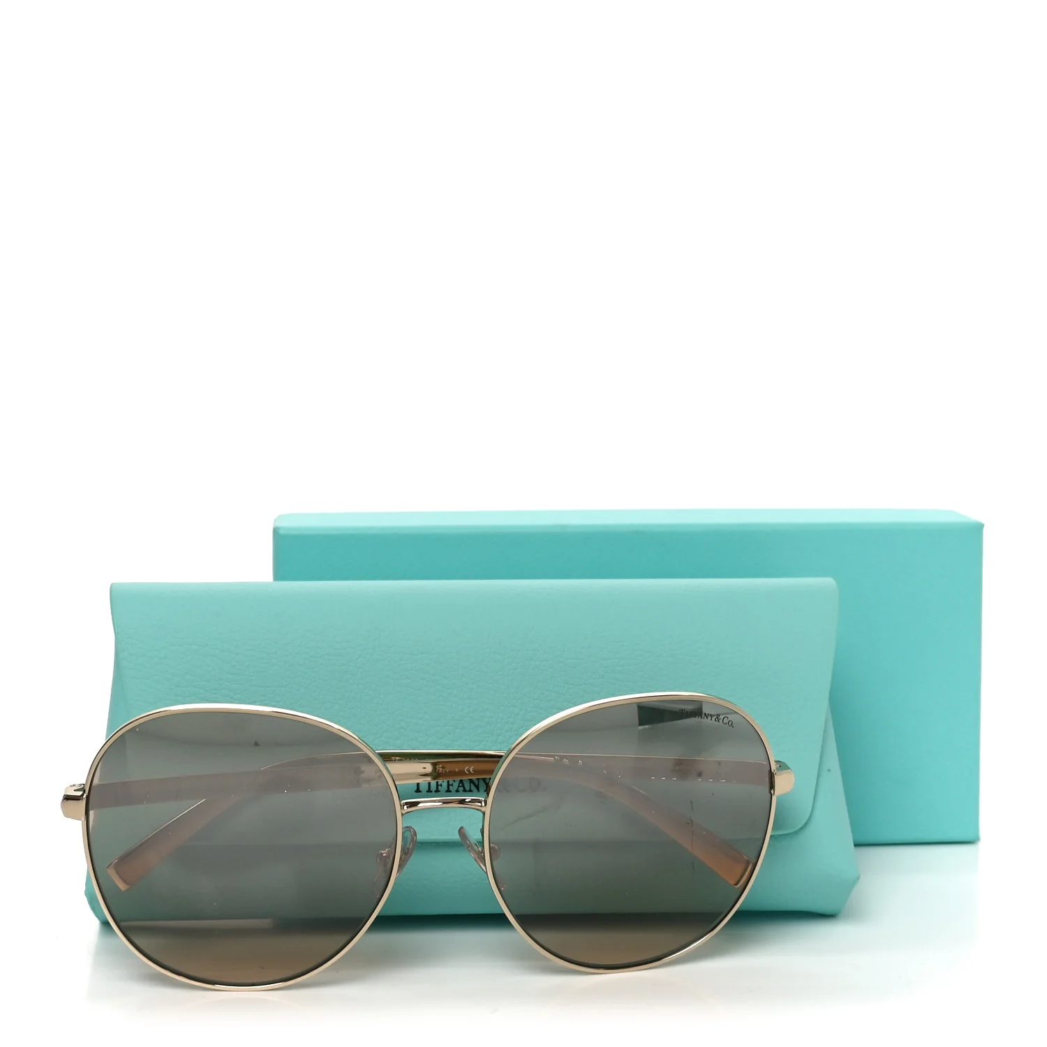 Atlas Round Sunglasses TF 3079 Gold - Image 7