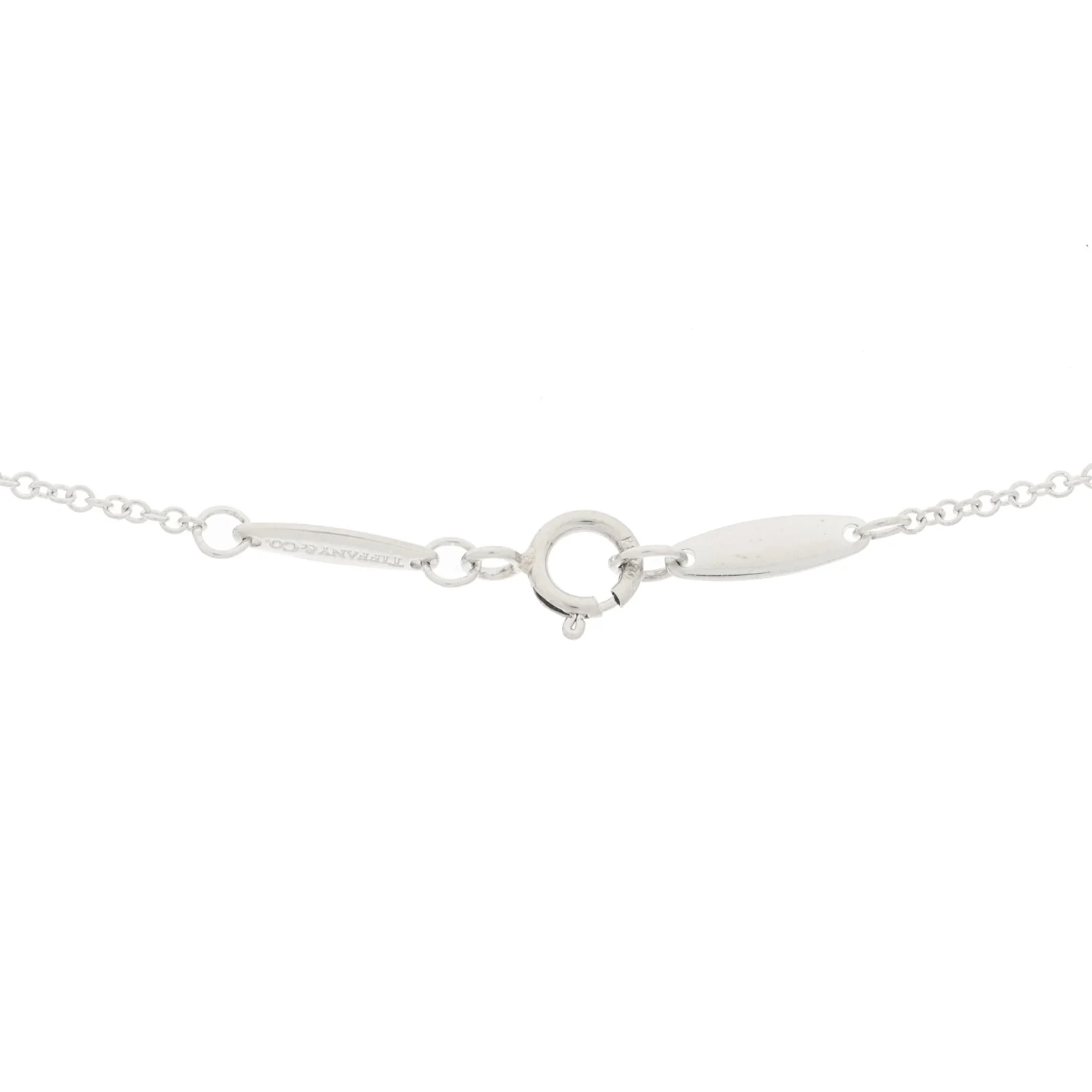 Platinum Diamond .08ct Elsa Peretti Diamonds by the Yard Pendant Necklace - Image 5