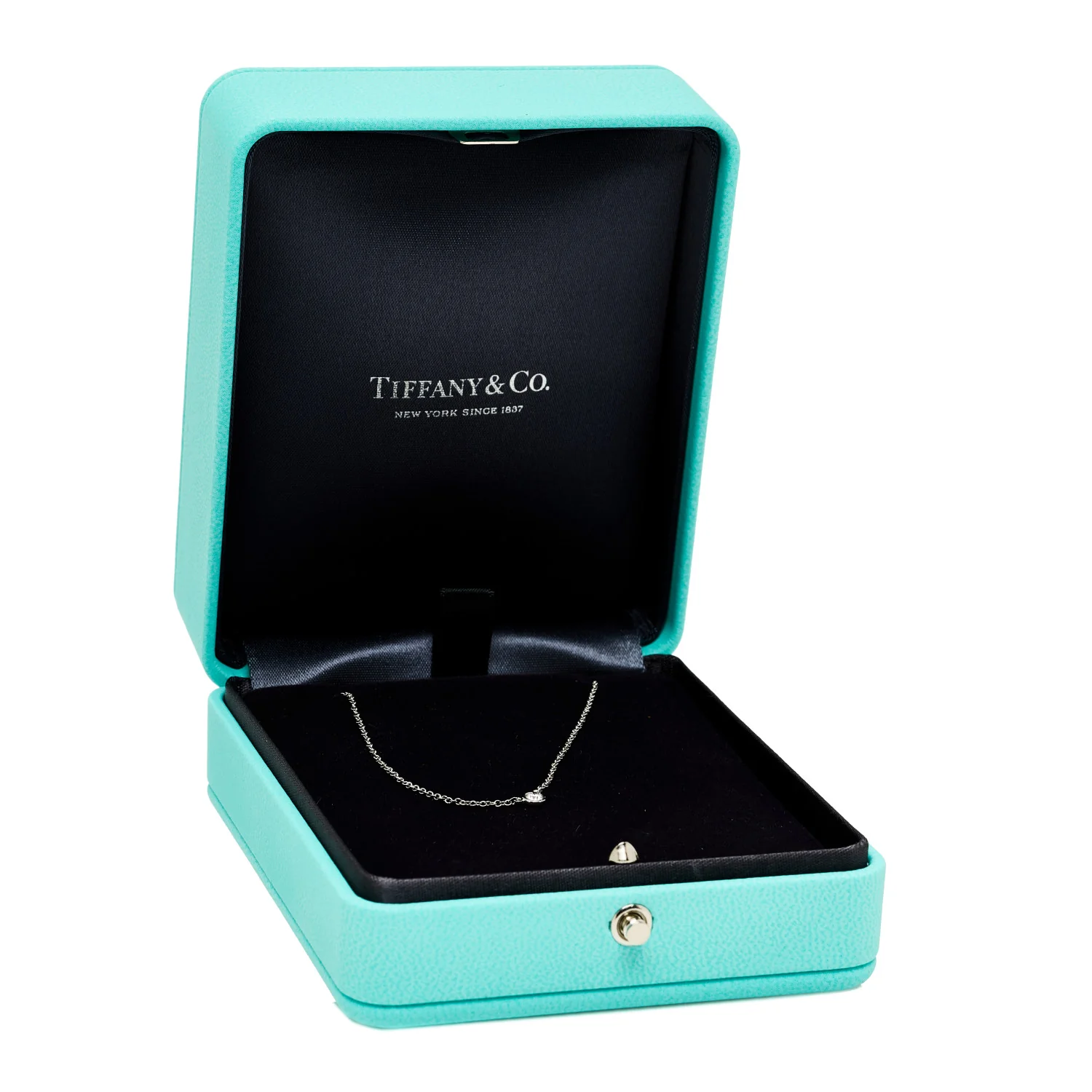 Platinum Diamond .08ct Elsa Peretti Diamonds by the Yard Pendant Necklace - Image 6