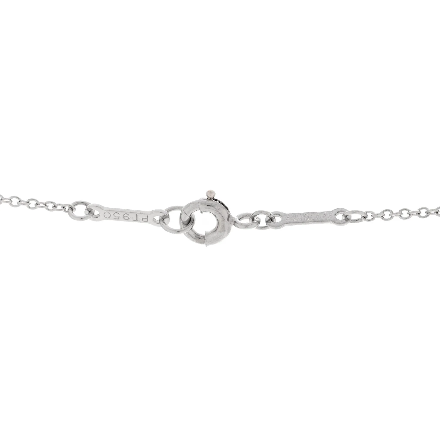Platinum Diamond 16mm Elsa Peretti Cross Pendant Necklace - Image 4