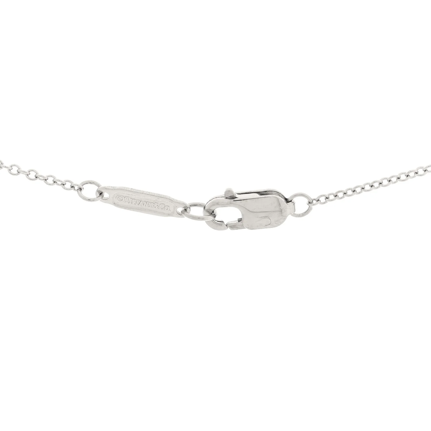 Platinum Diamond .21ct Soleste Cushion Cut Halo Pendant Necklace - Image 4