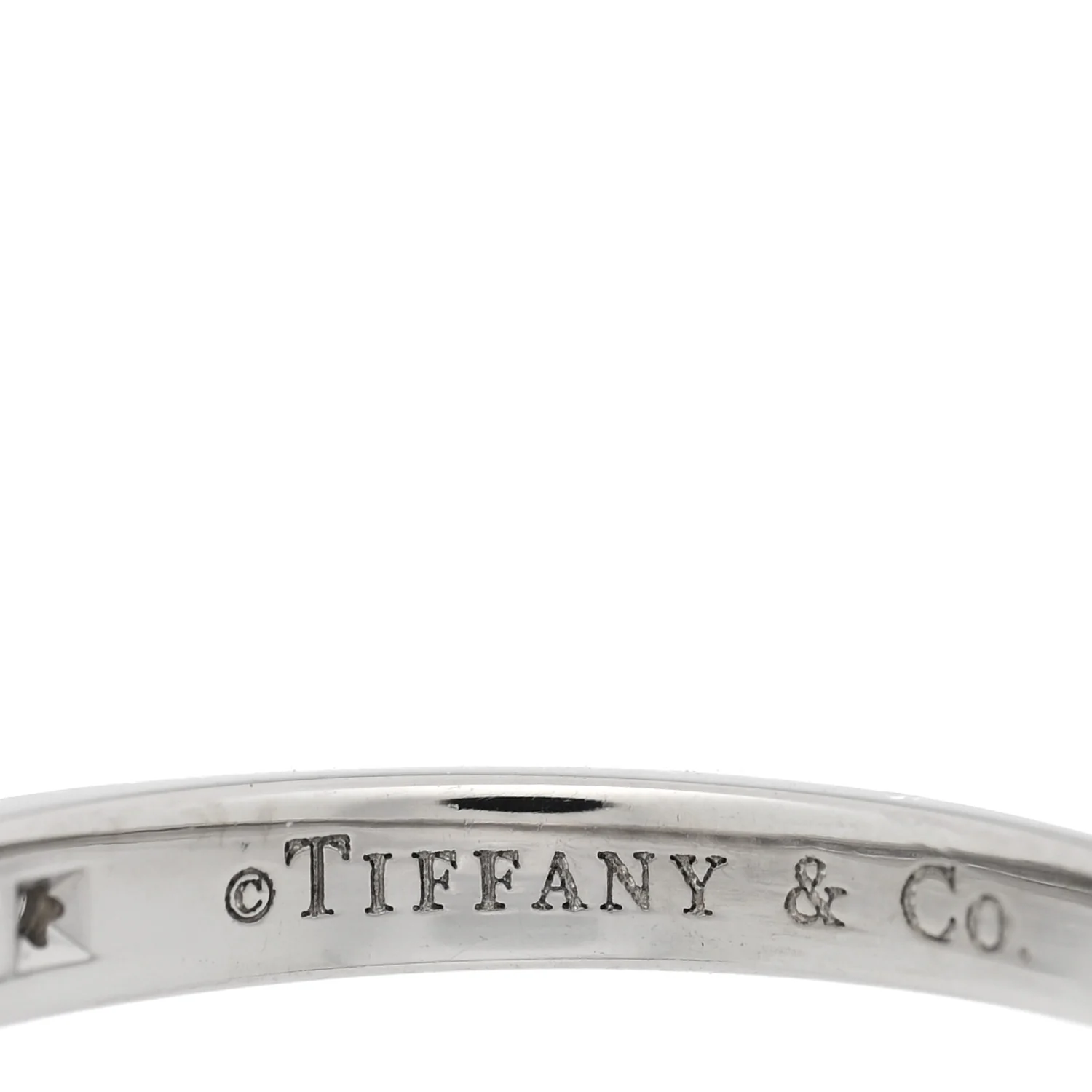 Platinum Diamond 2.5mm Half Circle Wedding Band Ring 48 4.5 - Image 4
