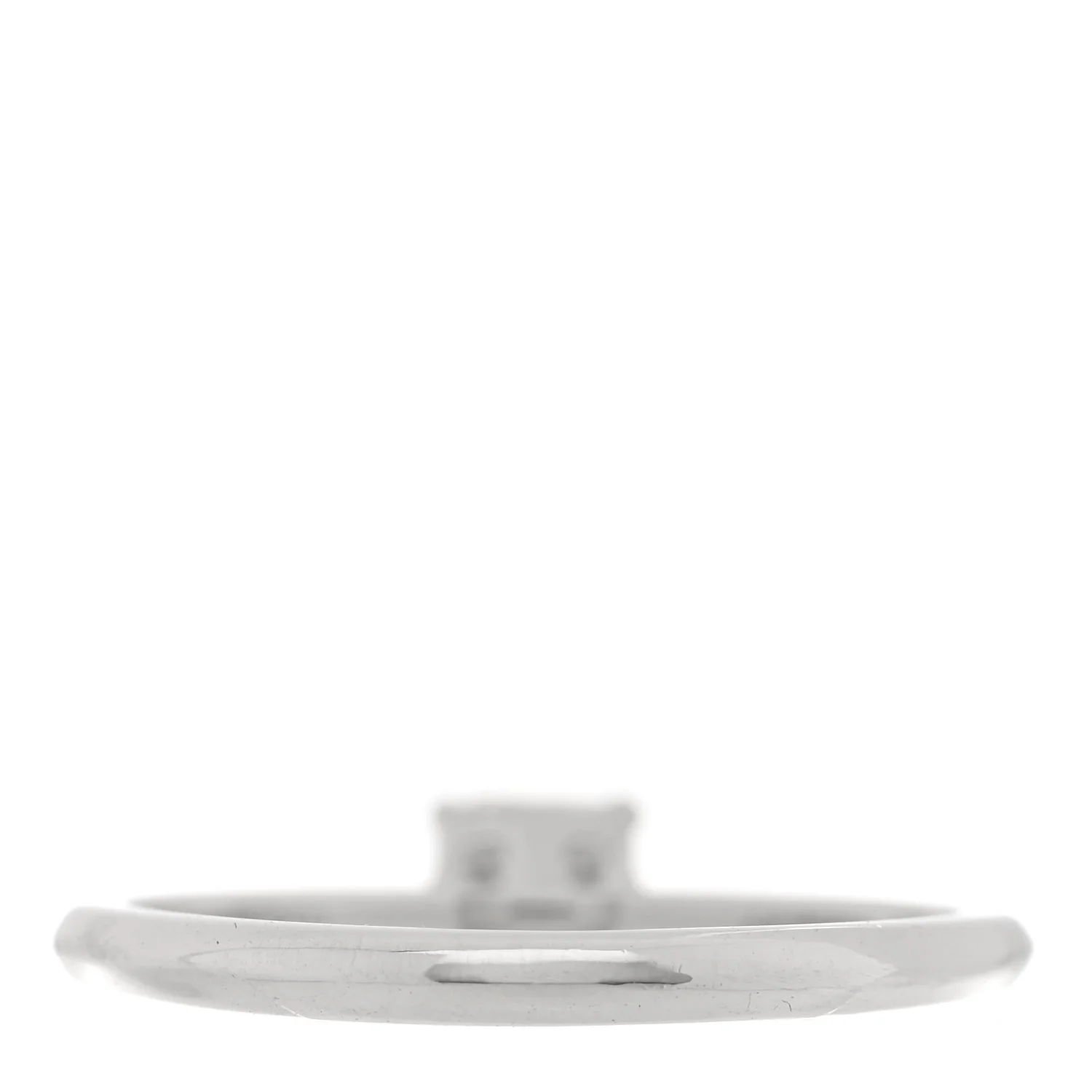 Platinum Diamond .27ct Solitaire Square Cut Engagement Ring 46 3.75 - Image 3