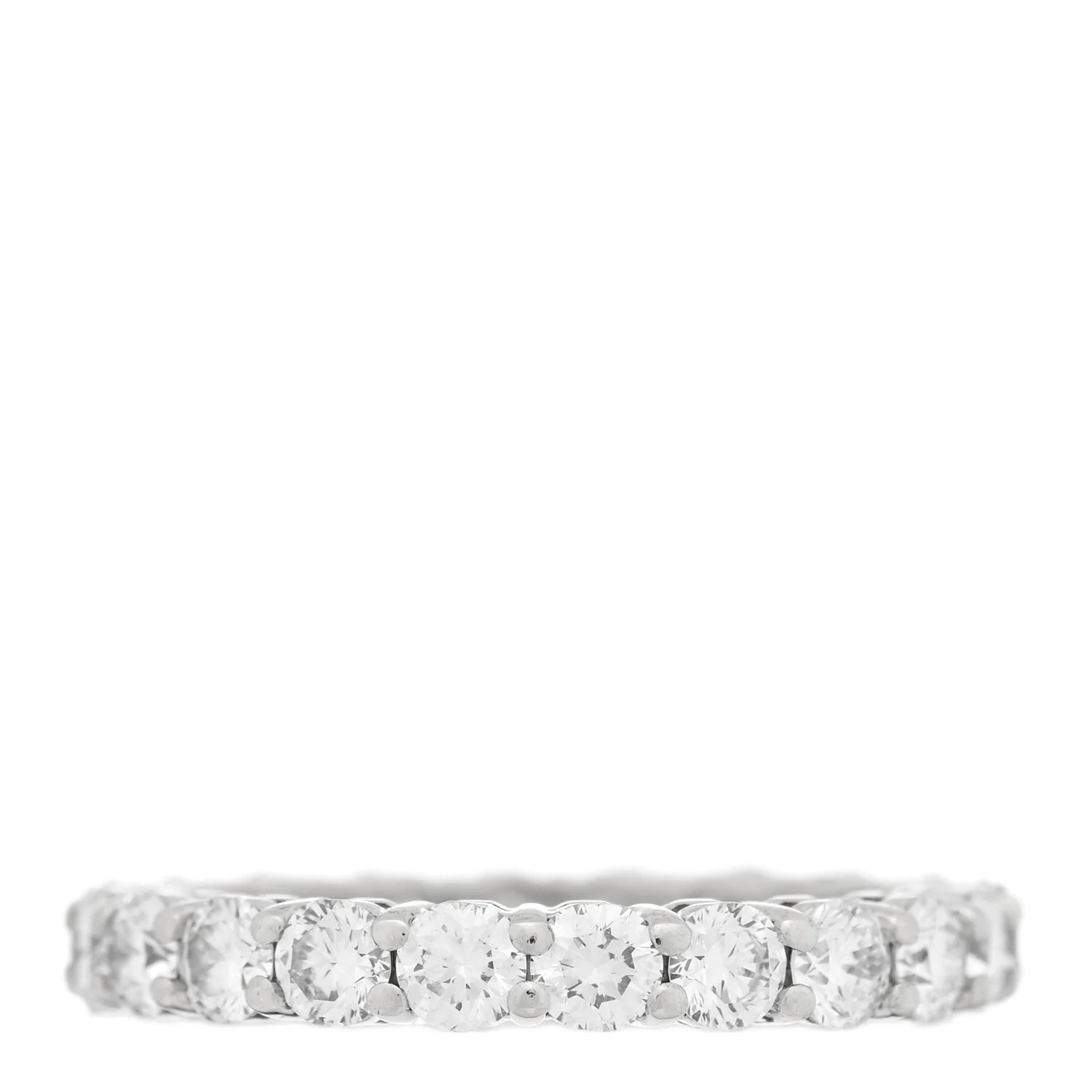 Platinum Diamond 3mm Forever Eternity Band Ring 49 5 - Image 2
