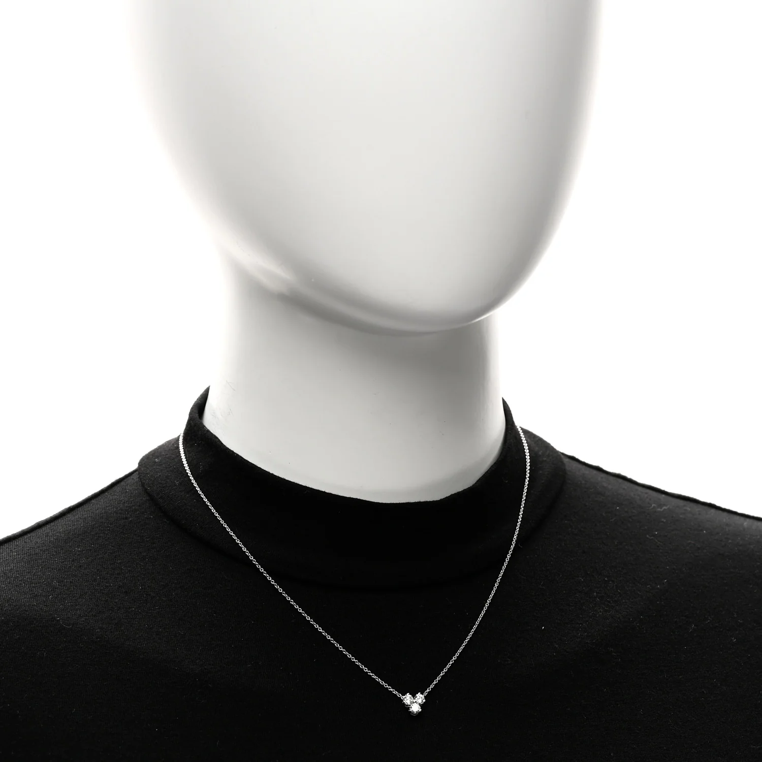 Platinum Diamond .45ctw Aria Pendant Necklace - Image 2