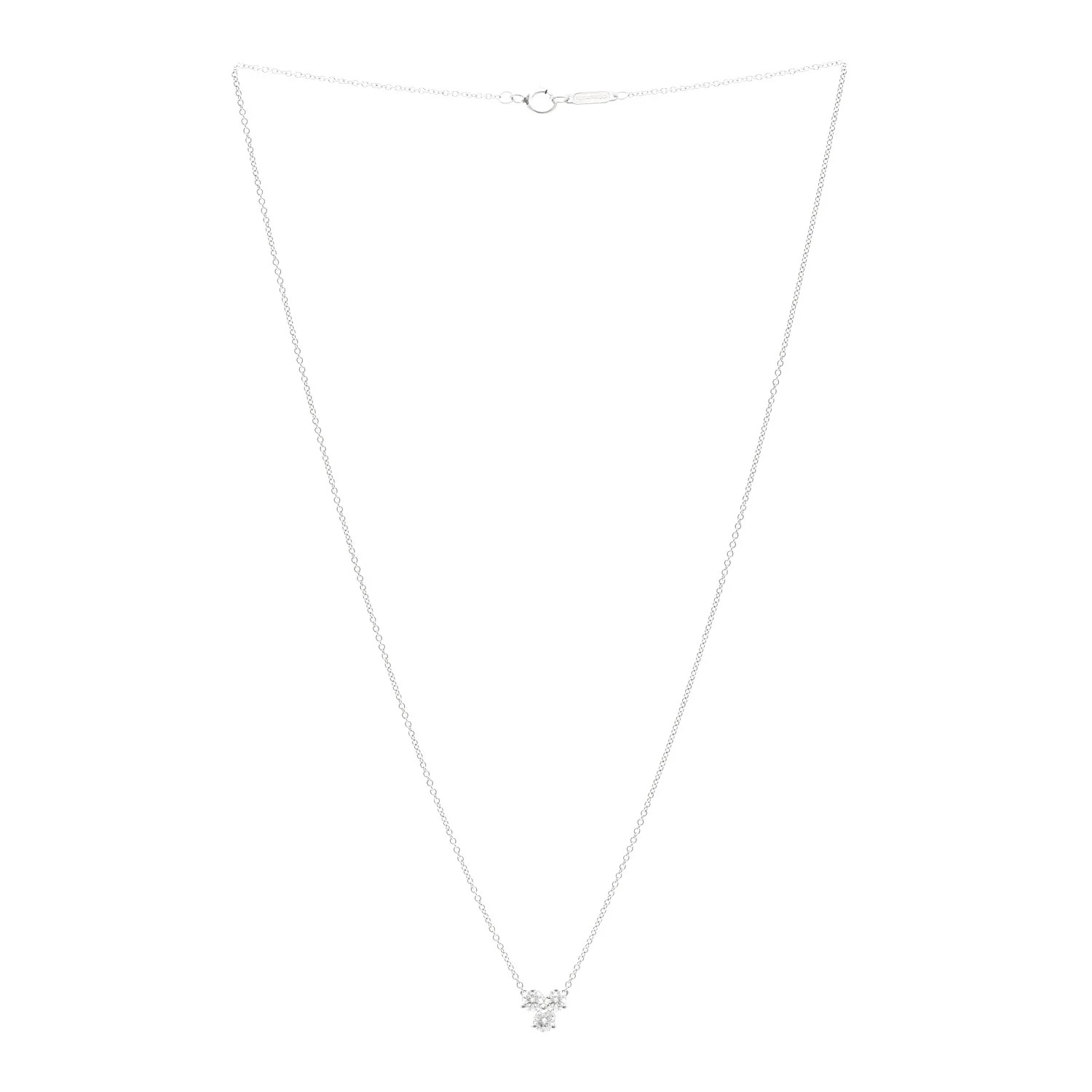 Platinum Diamond .45ctw Aria Pendant Necklace - Image 3