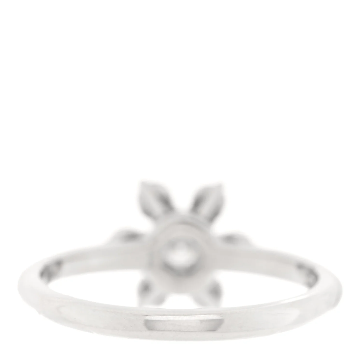 Platinum Diamond Flower Ring 47 4 - Image 3