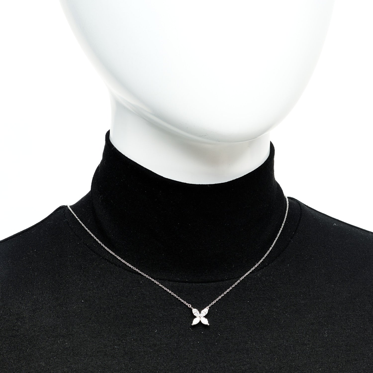 Platinum Diamond Large Victoria Necklace - Image 2