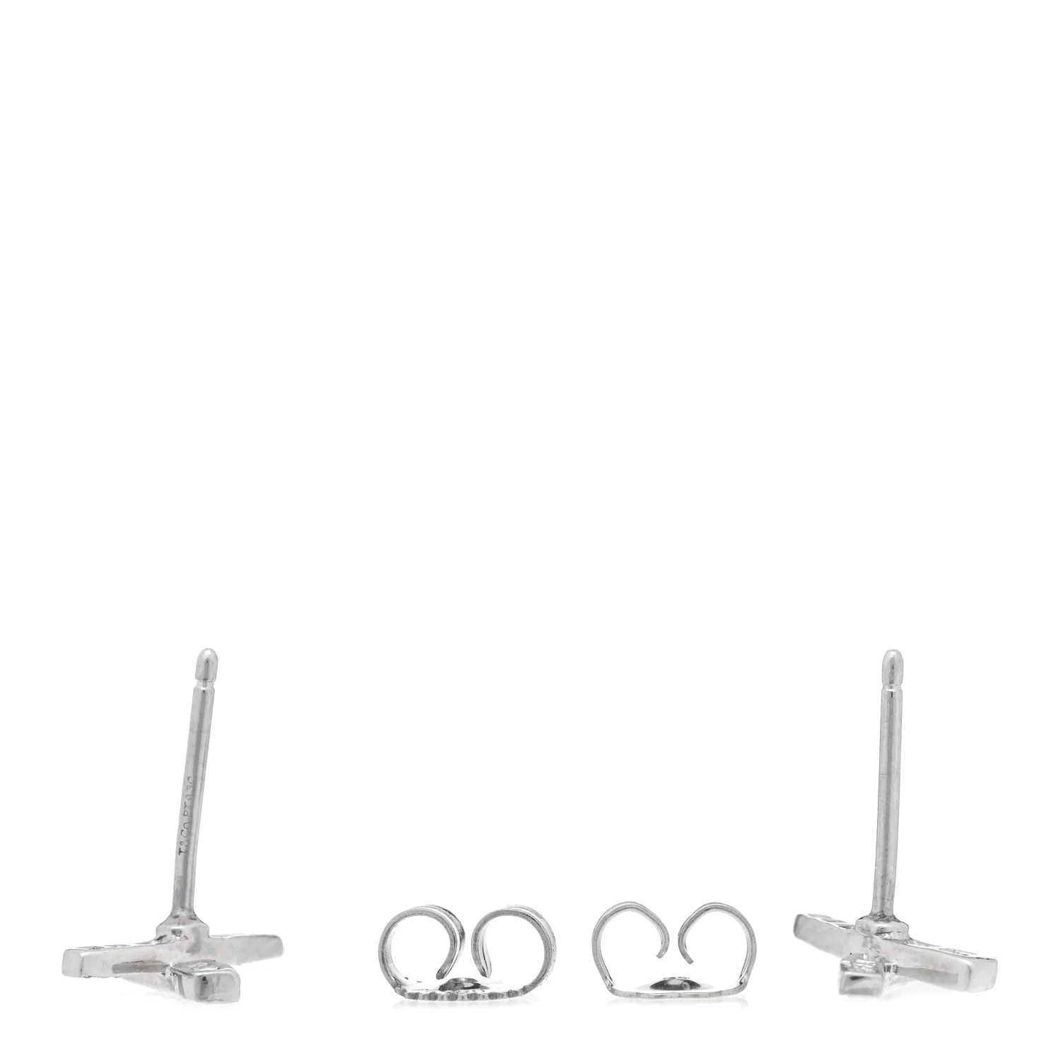 Platinum Diamond Paloma Picasso X Kiss Earrings - Image 3
