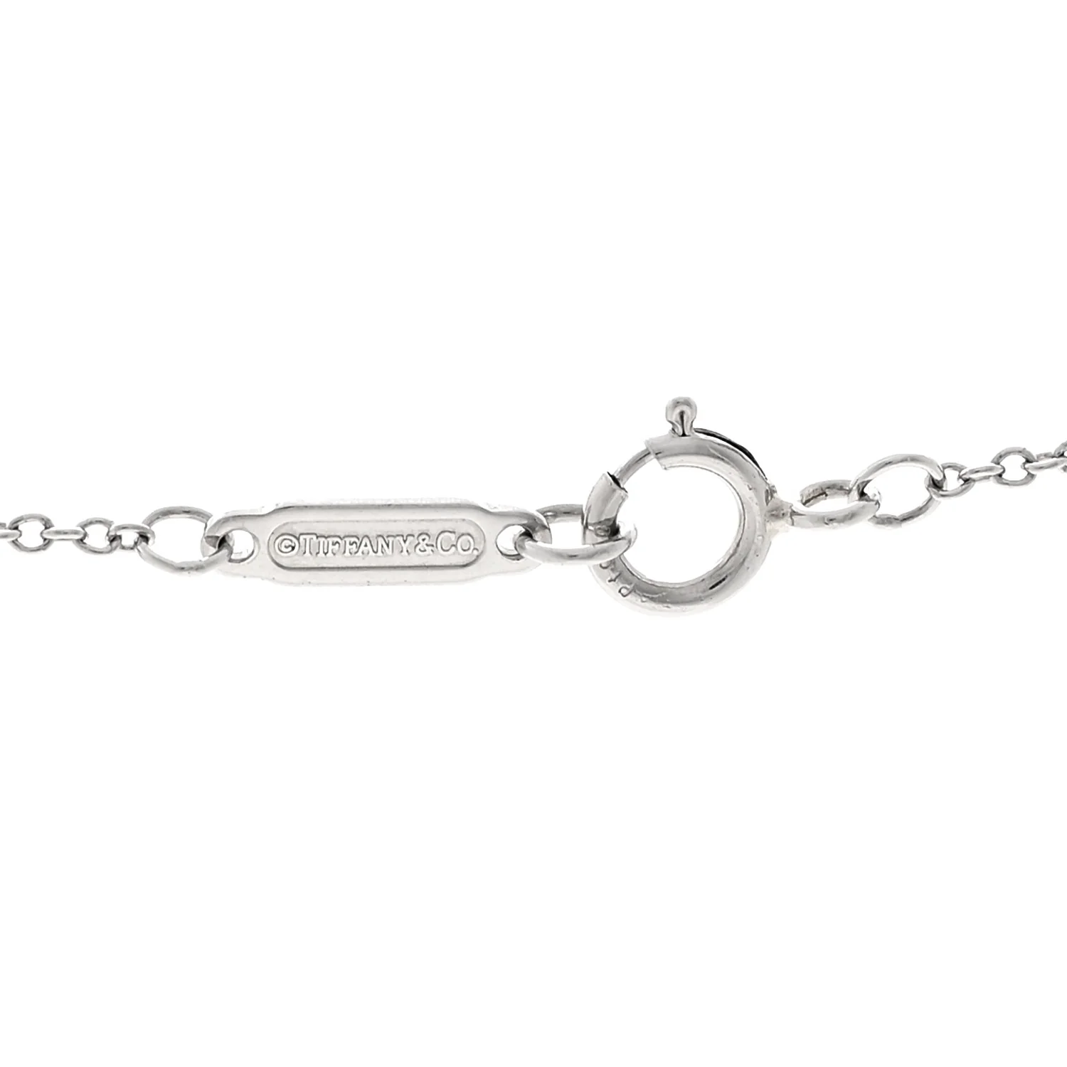 Platinum Diamond Small Heart Pendant Necklace - Image 5