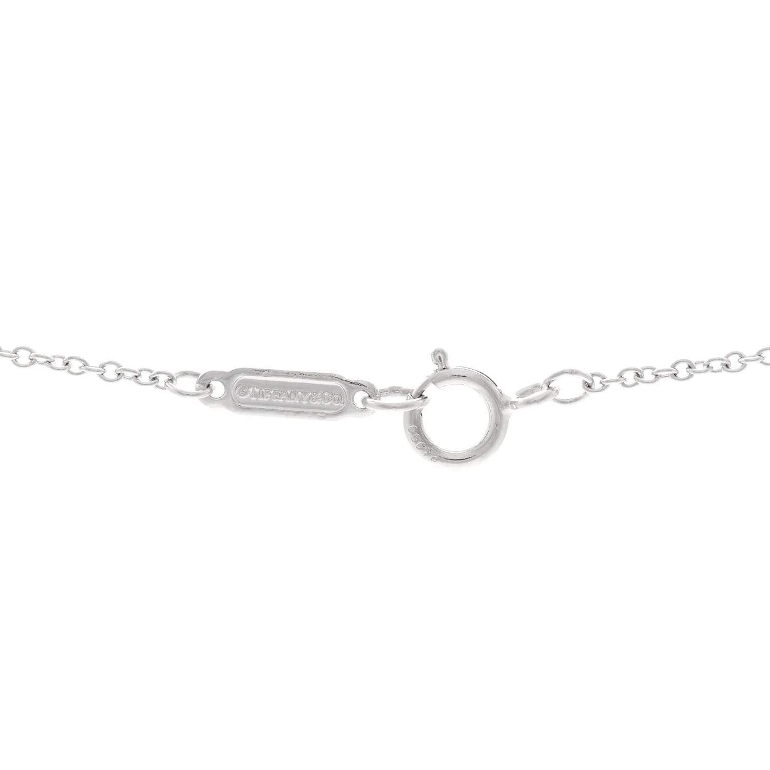 Platinum Diamond Small Victoria Necklace - Image 4