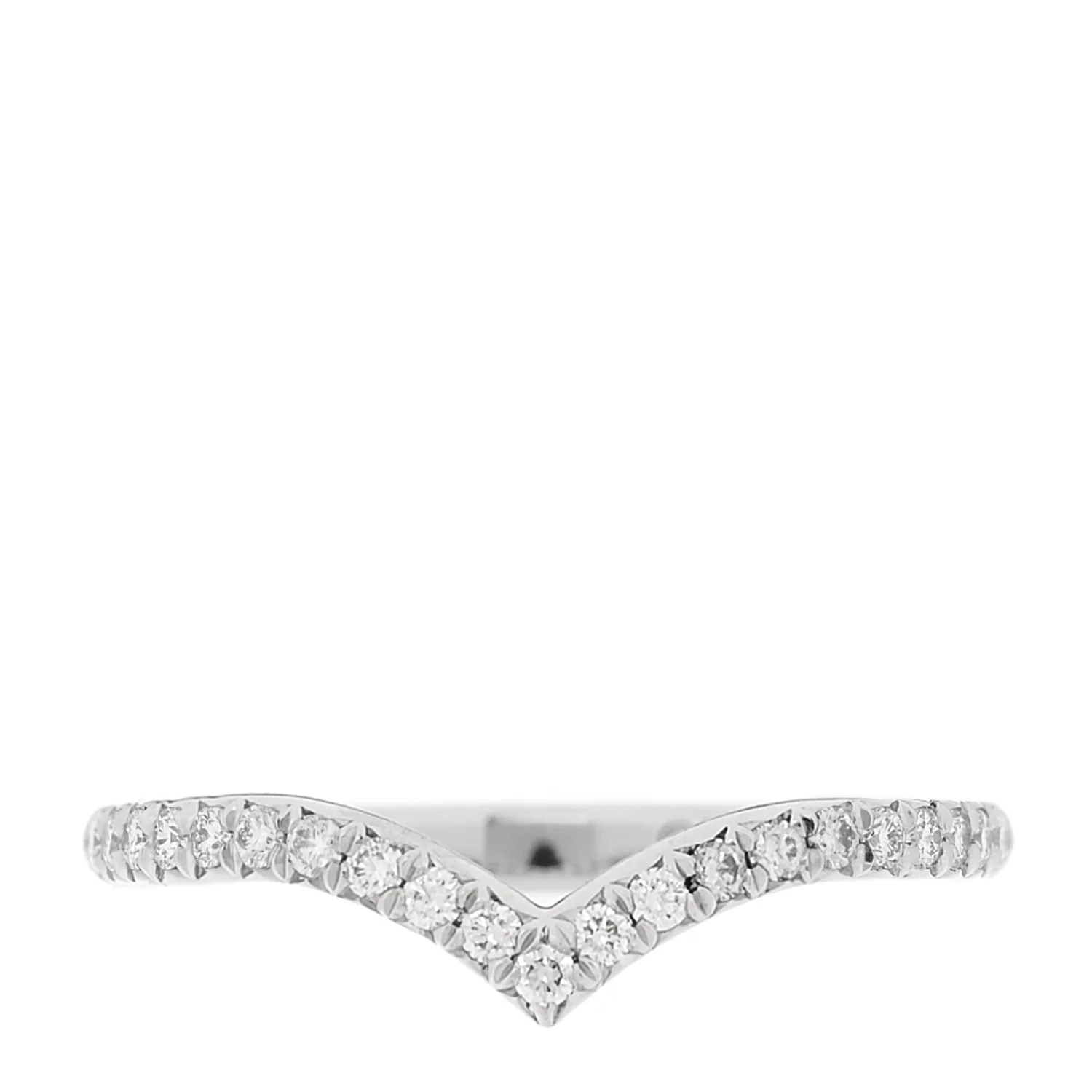 Platinum Diamond Soleste V Band Ring 53 6.5