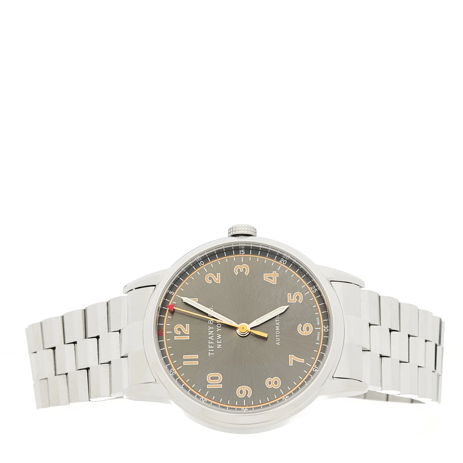 Stainless Steel 34mm CT60 3-Hand Automatic Watch Grey - Image 2