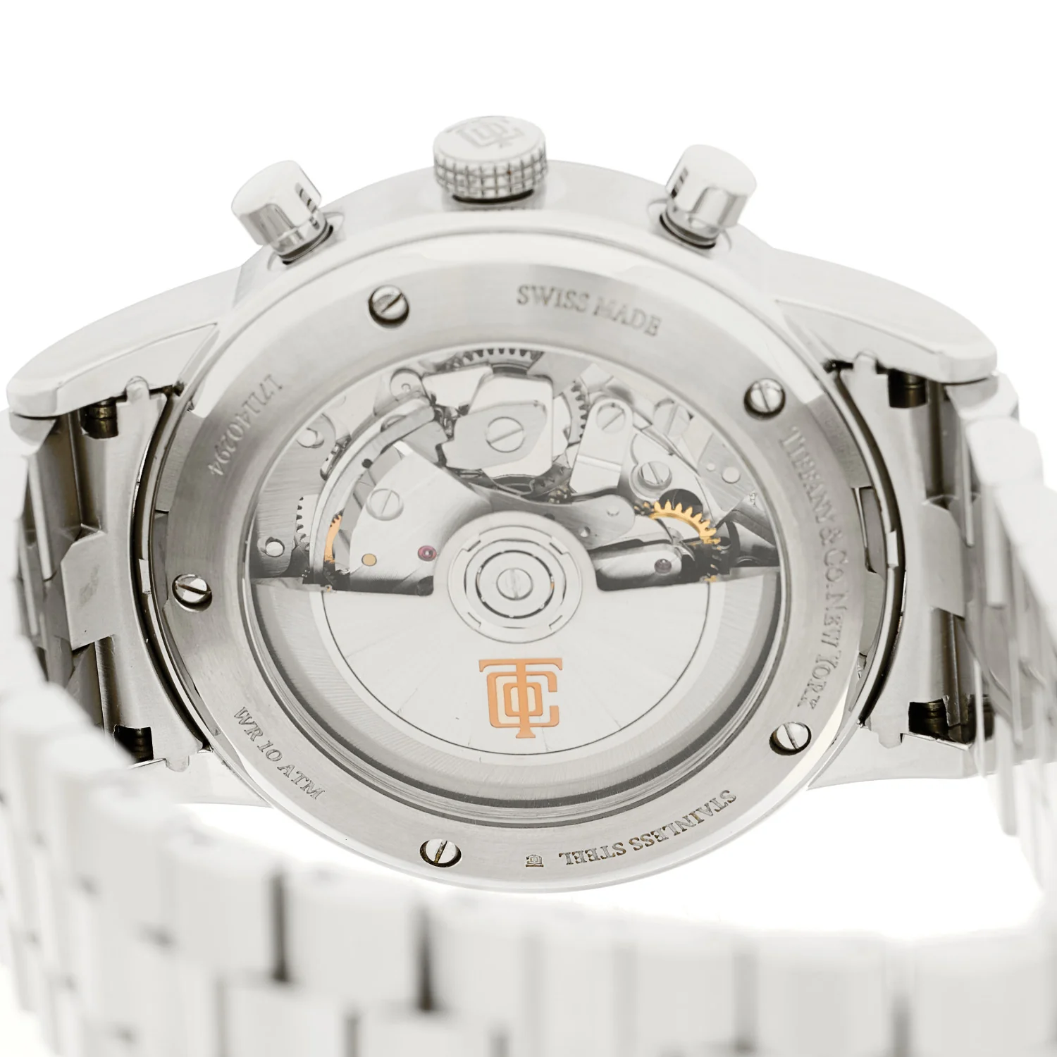 Stainless Steel 42mm CT60 Chronograph Automatic Watch Black - Image 3