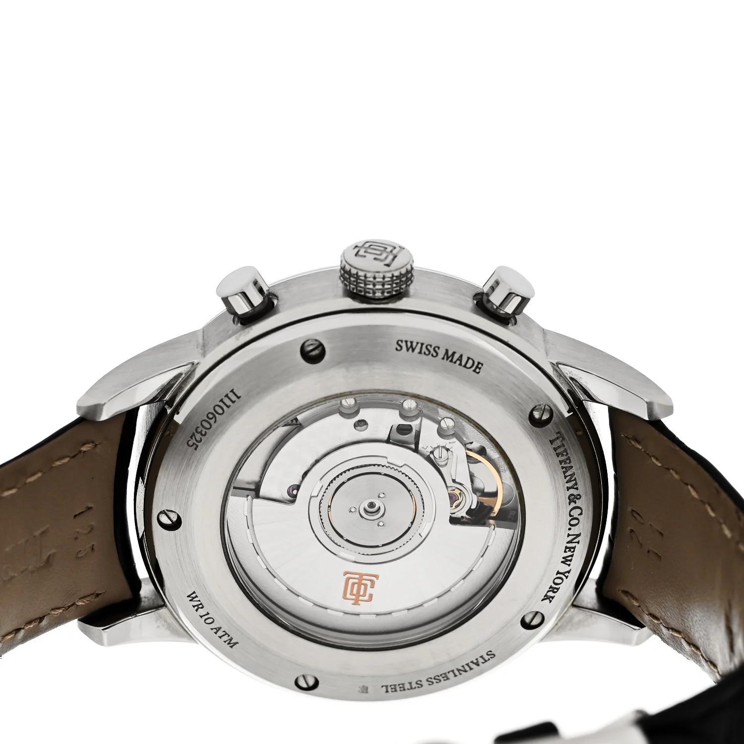 Stainless Steel Alligator 40mm CT60 Dual Time Automatic Watch Silver - Image 4