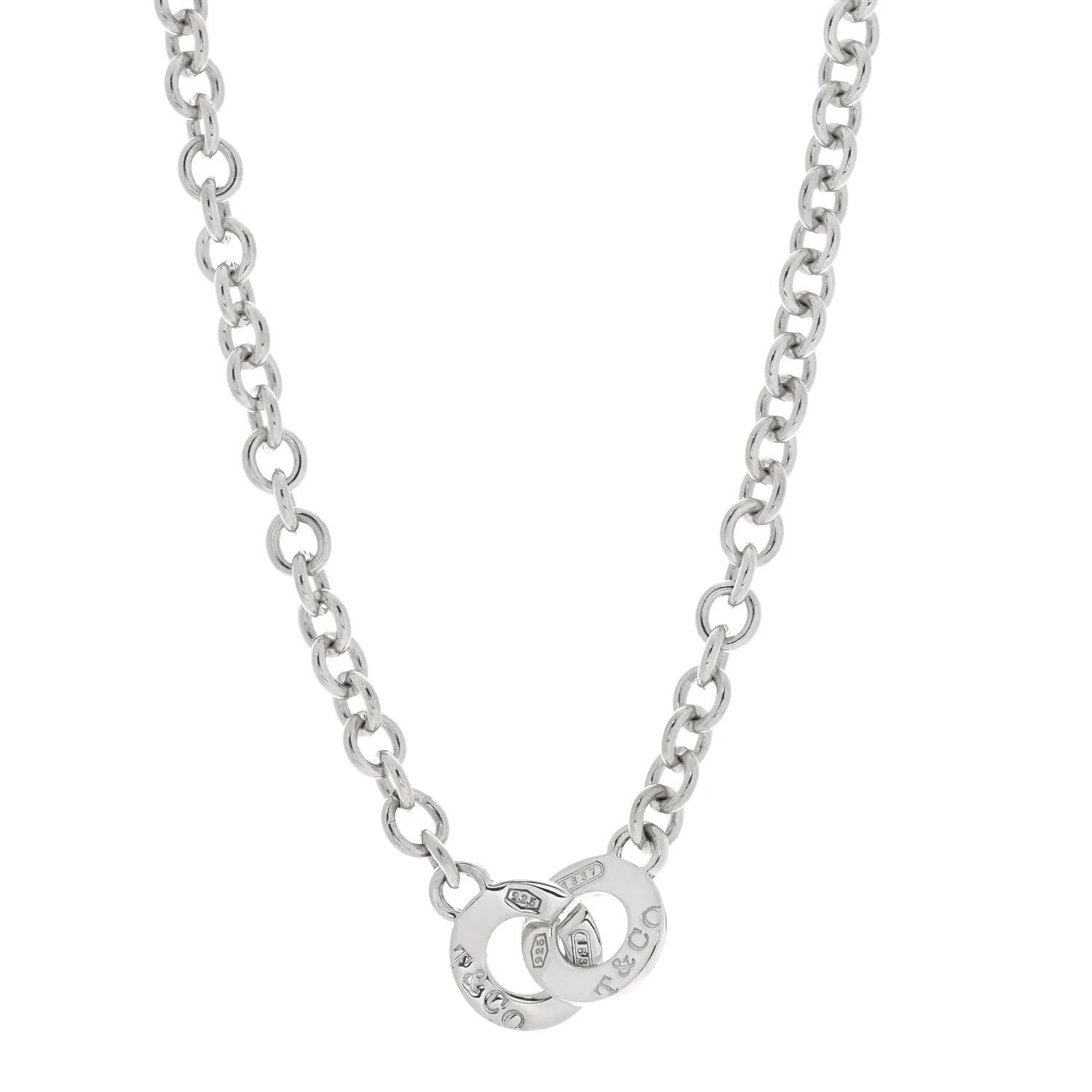Sterling Silver 1837 Circle Clasp Necklace