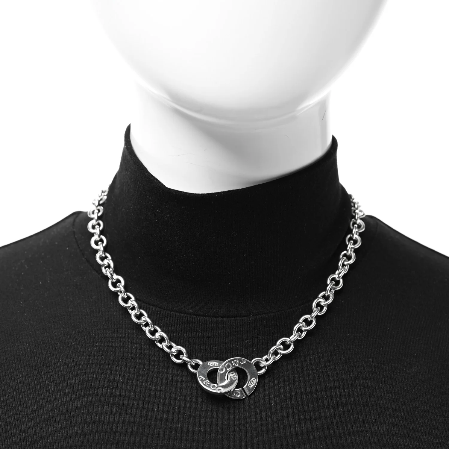 Sterling Silver 1837 Circle Clasp Necklace - Image 2