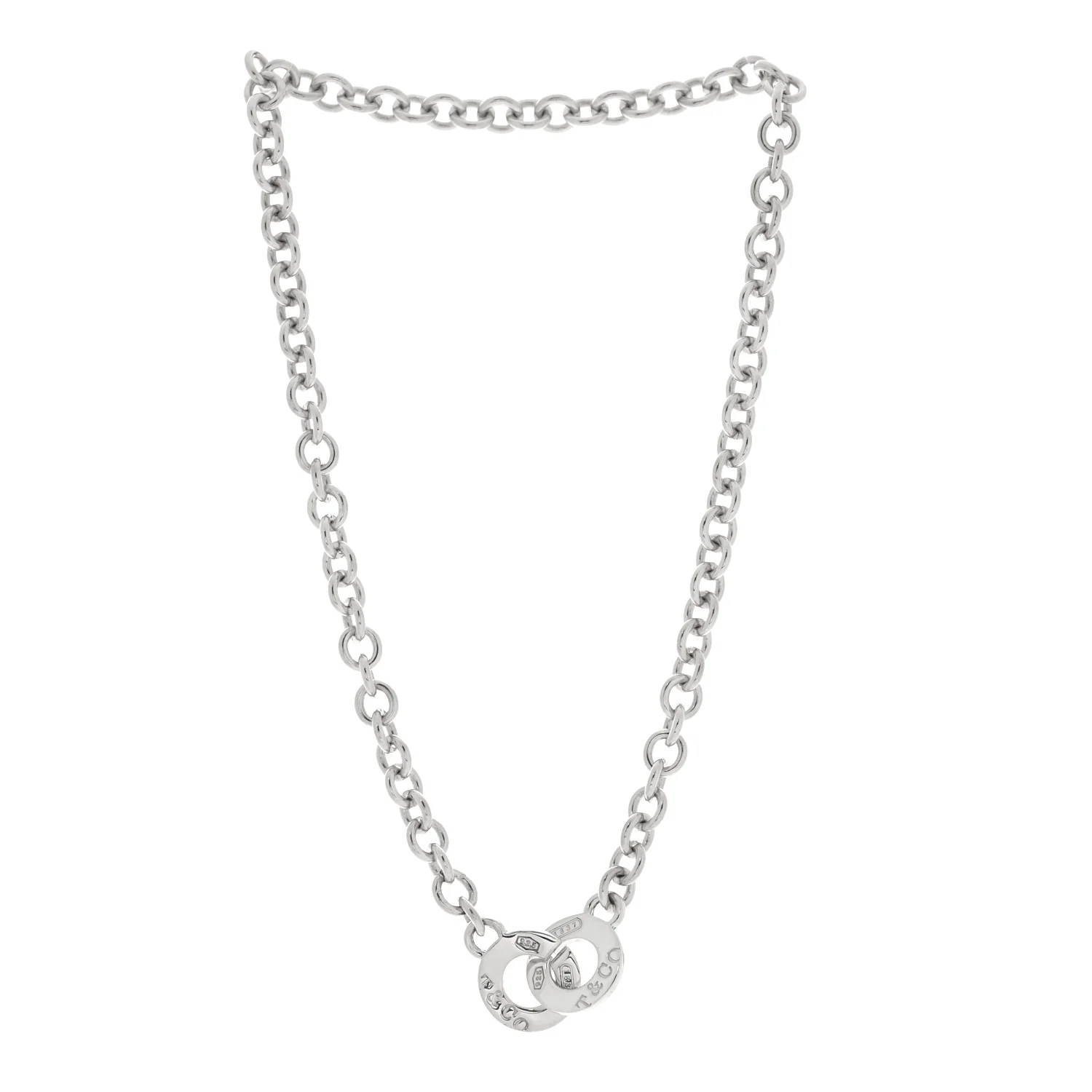 Sterling Silver 1837 Circle Clasp Necklace - Image 3