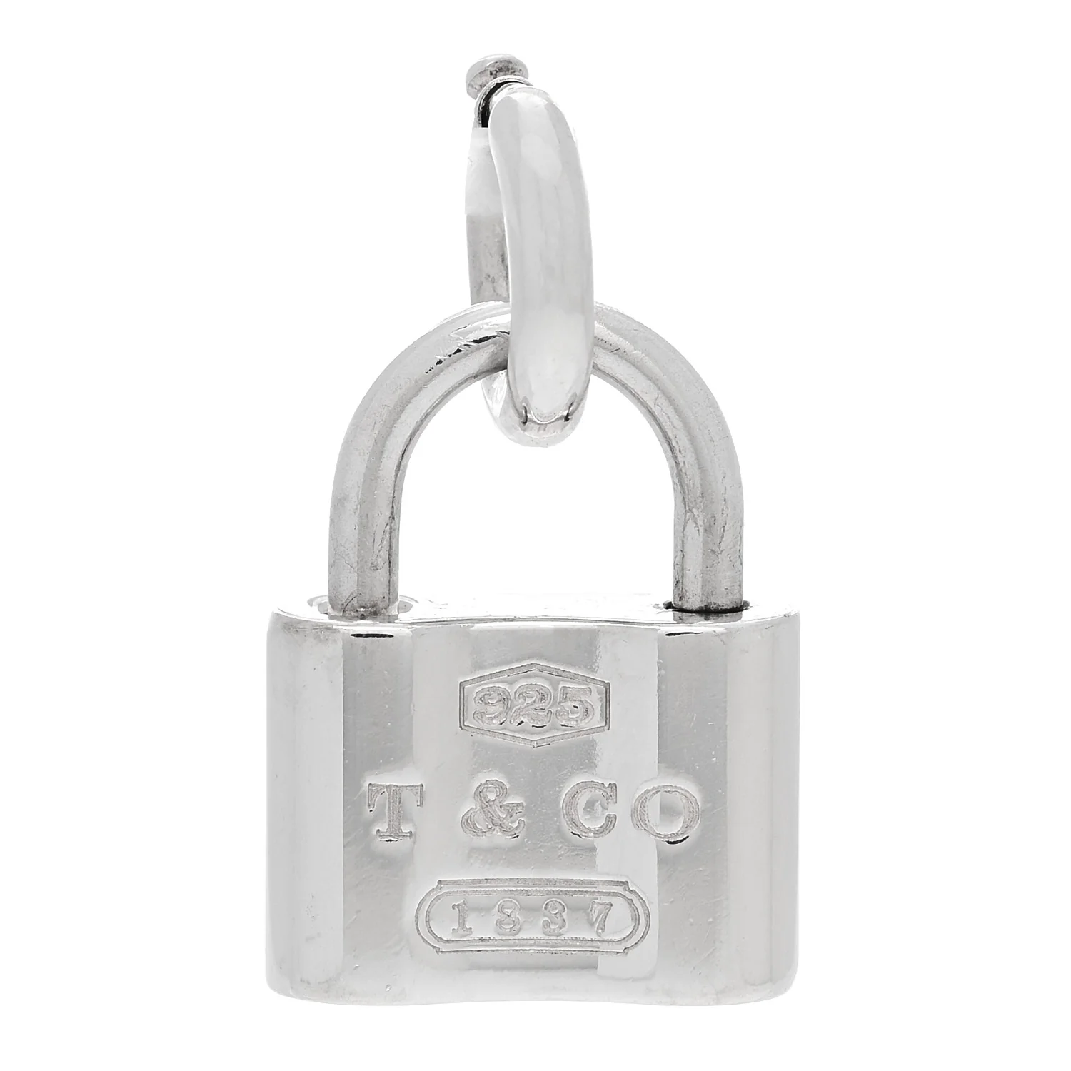 Sterling Silver 1837 Lock Charm