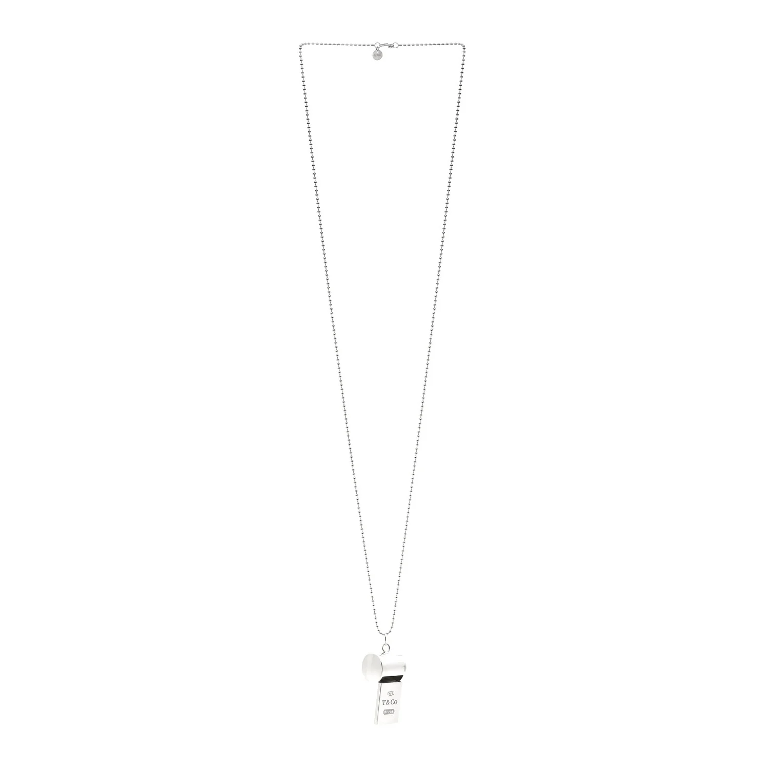 Sterling Silver 1837 Whistle Pendant Necklace - Image 3