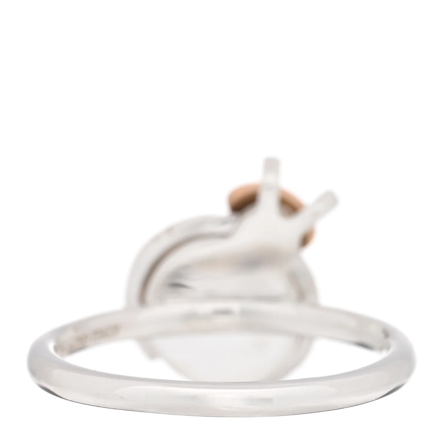 Sterling Silver 18K Rose Gold Return to Tiffany Love Bugs Ladybug Ring 52 6 - Image 3