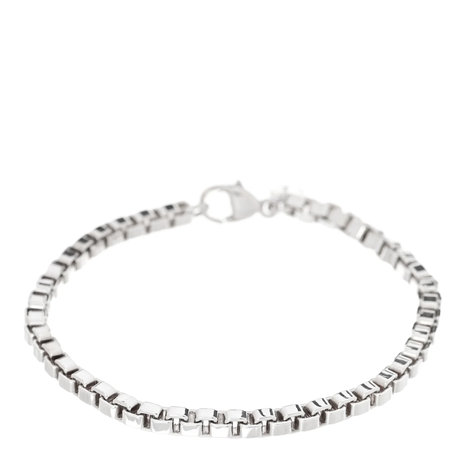Sterling Silver 4mm Venetian Link Bracelet