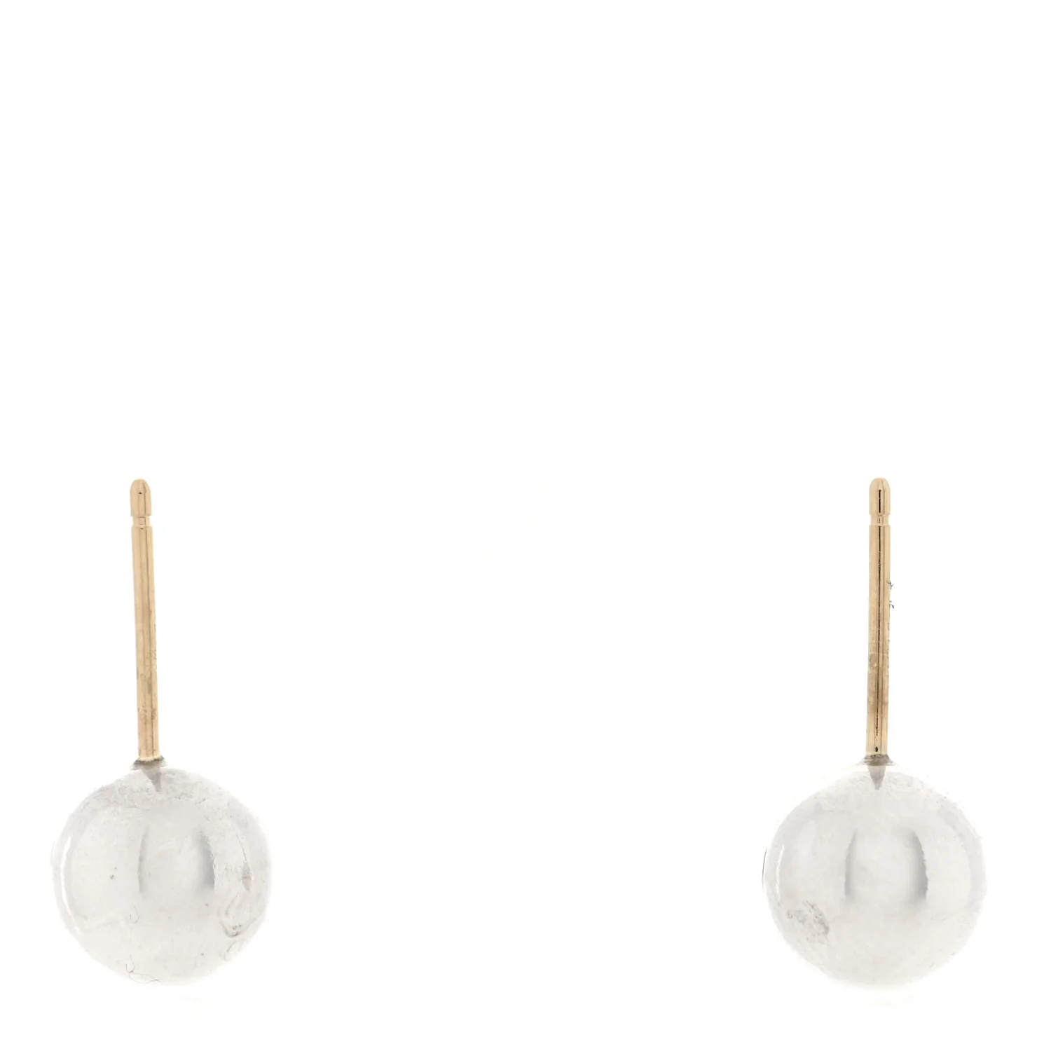 Sterling Silver 8mm Hardwear Ball Earrings - Image 3