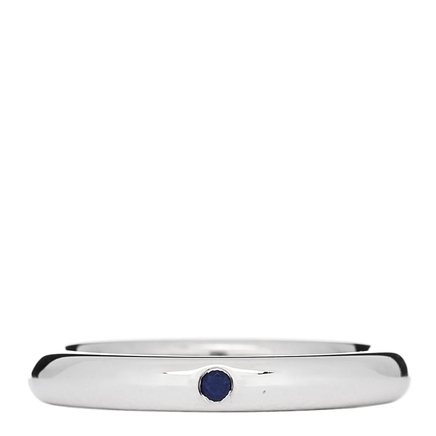 Sterling Silver Blue Sapphire Elsa Peretti Band Ring 50 5.5