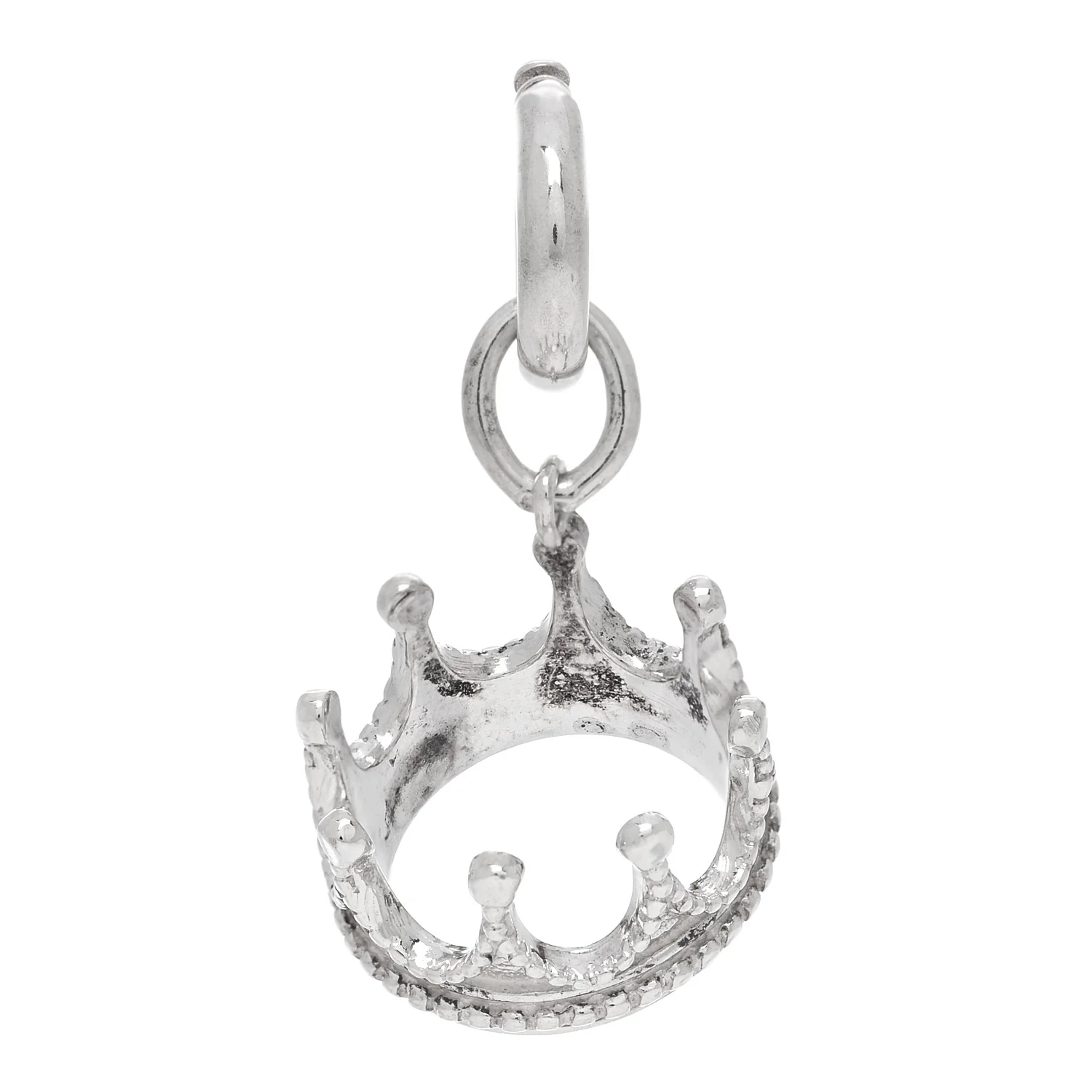 Sterling Silver Crown Charm