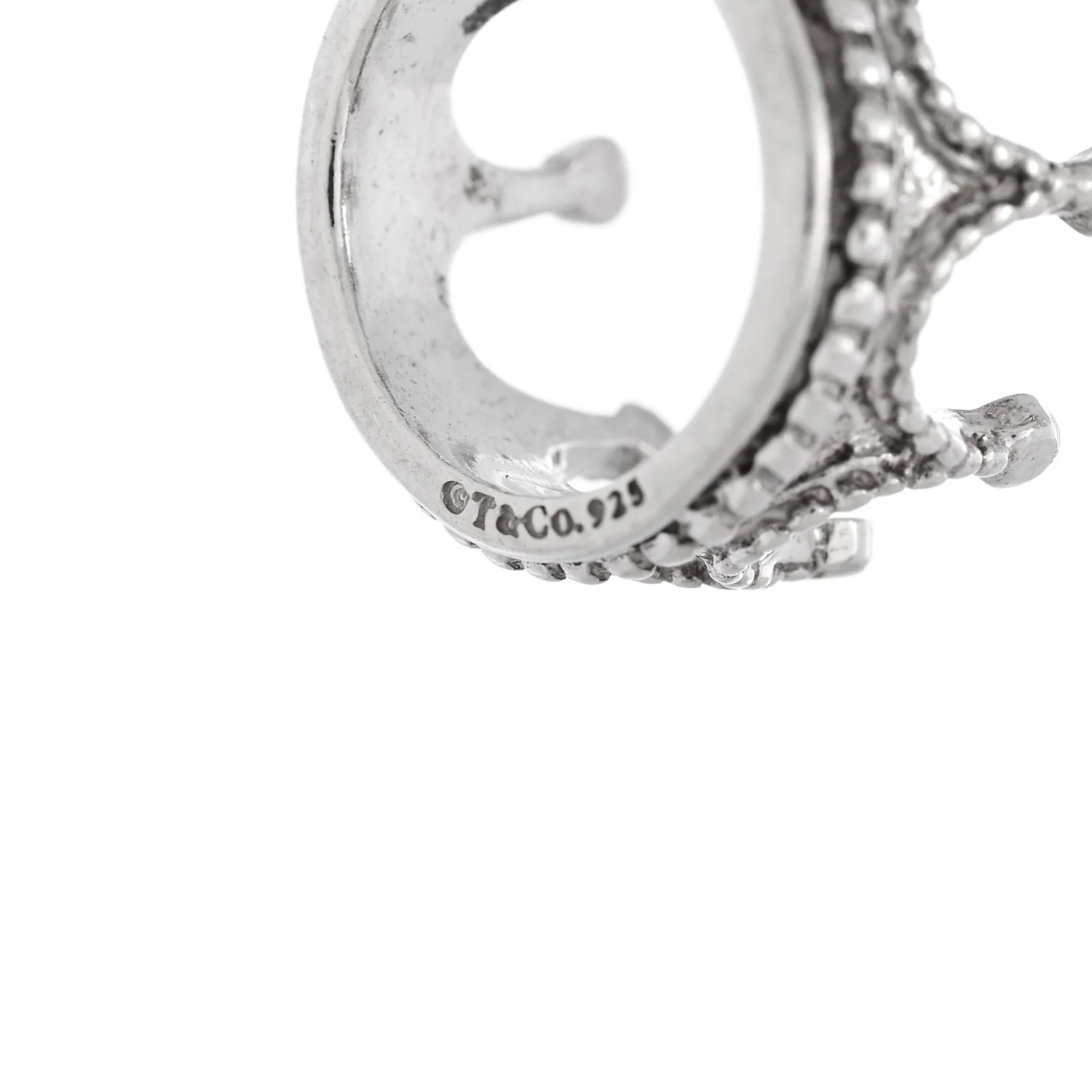Sterling Silver Crown Charm - Image 4