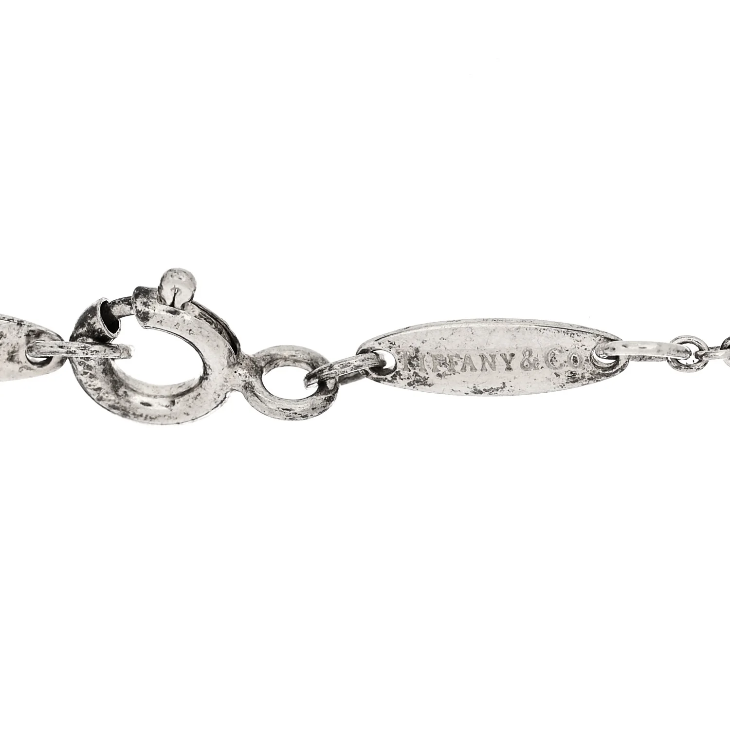 Sterling Silver Diamond .05ct Elsa Peretti Diamonds by the Yard Bracelet - Image 3